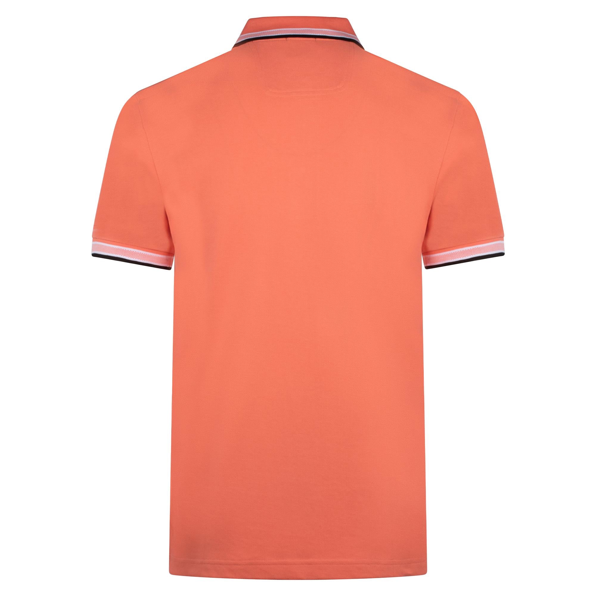 Boss Paddy Cotton Pique Mens Polo Shirt Pink