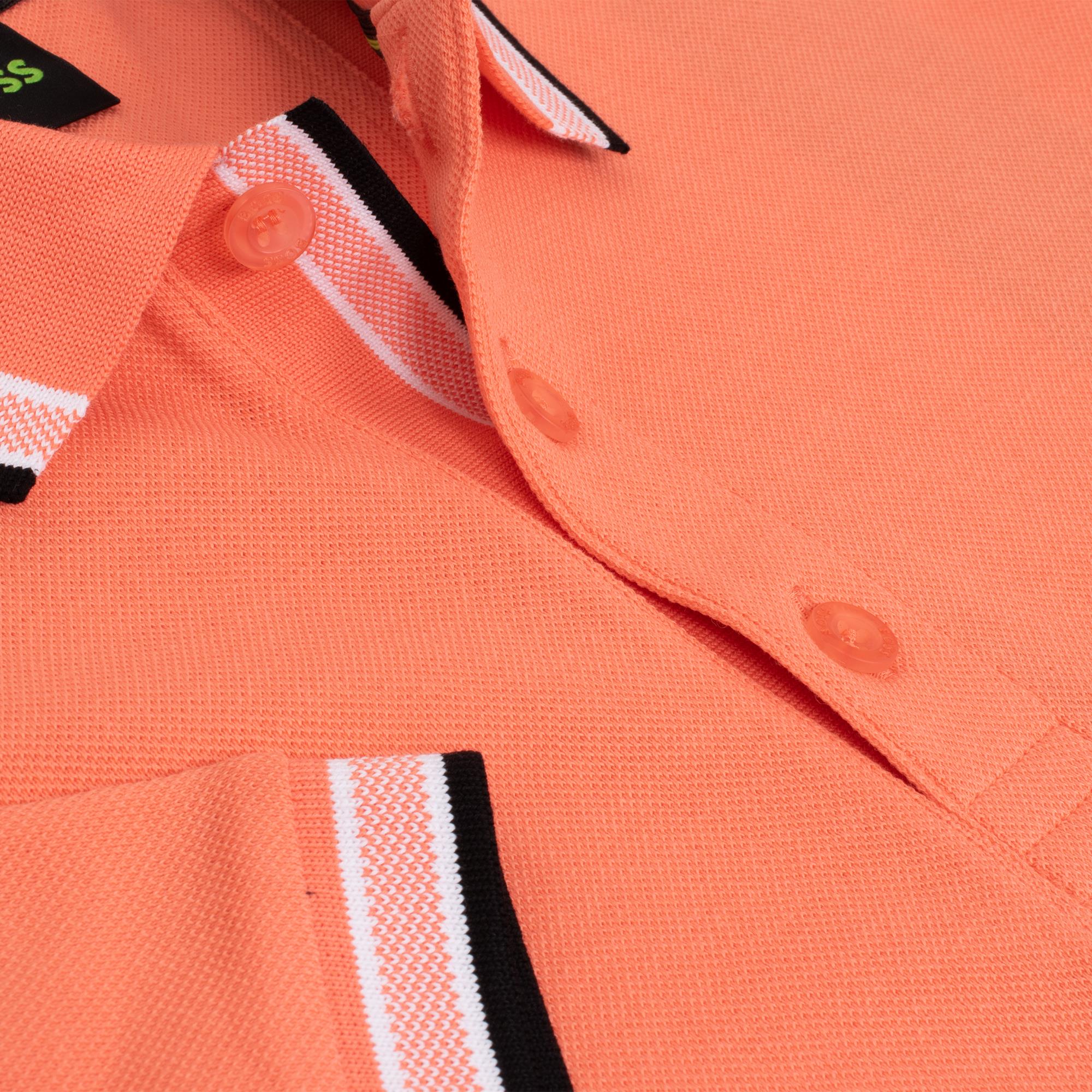 Boss Paddy Cotton Pique Mens Polo Shirt Pink