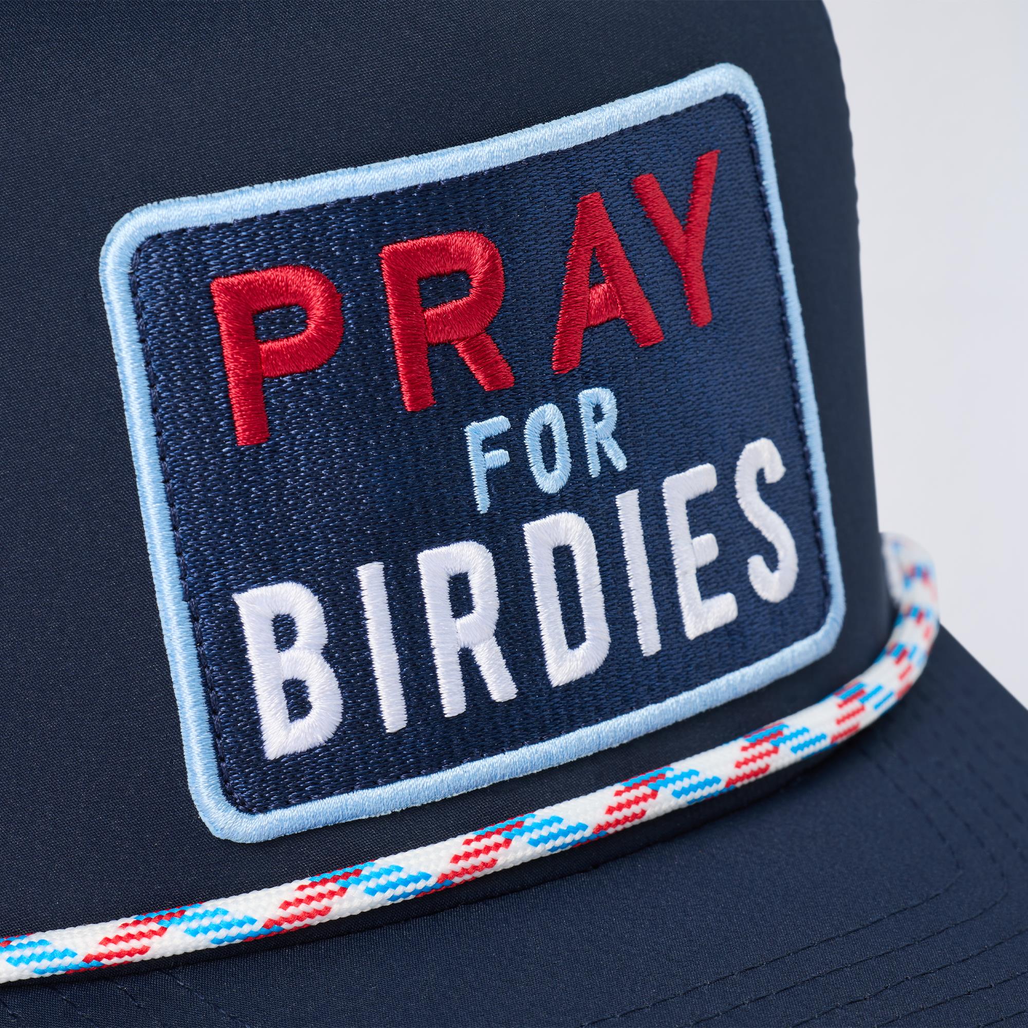 G/FORE Pray For Birdies Retro Mid Trucker Cap Twilight