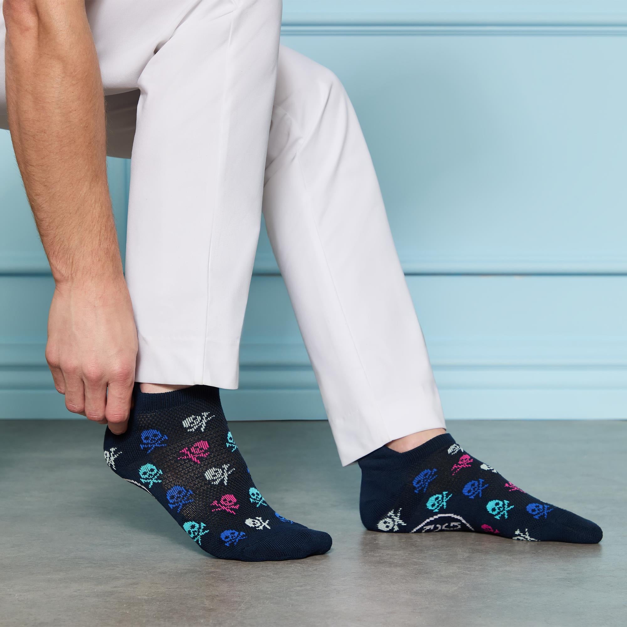 G/FORE Assorted 3 Pack Mens Ankle Socks Multi