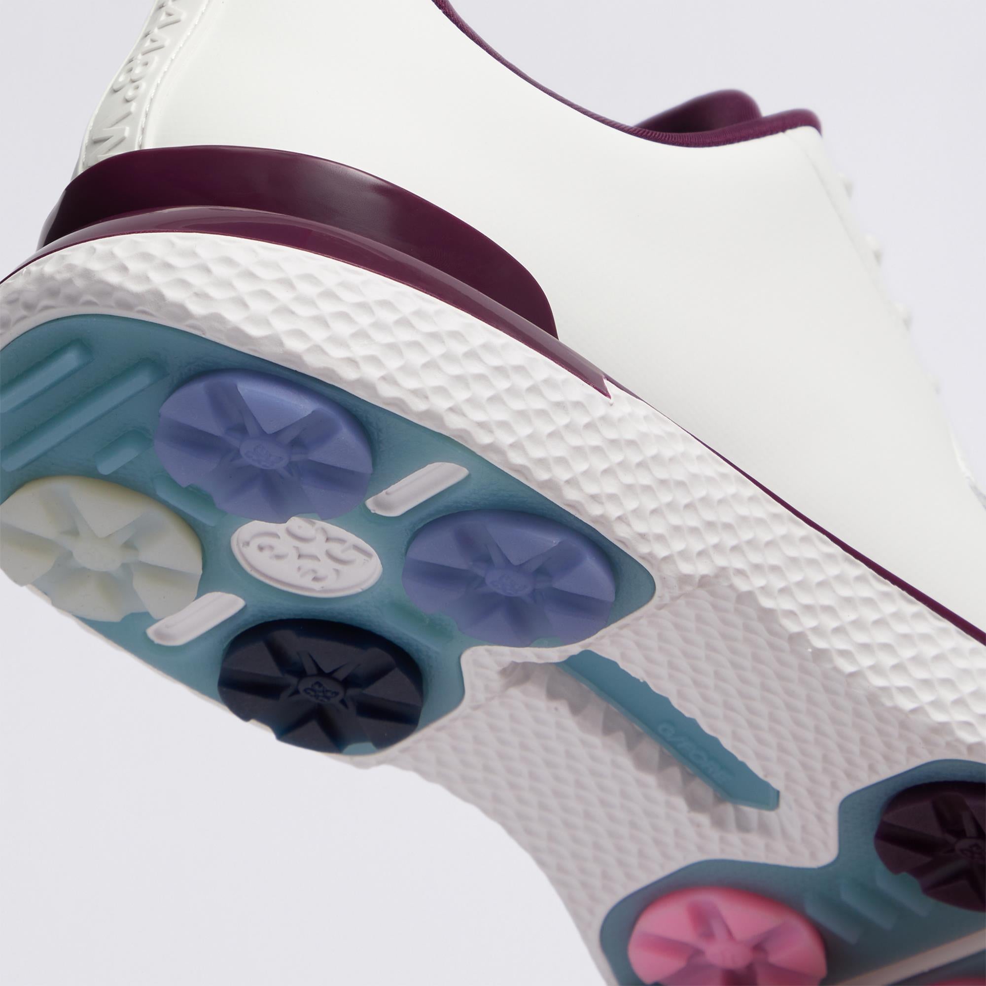 G/FORE Gallivan2r Split Toe Mens Golf Shoes Snow/Dark Plum
