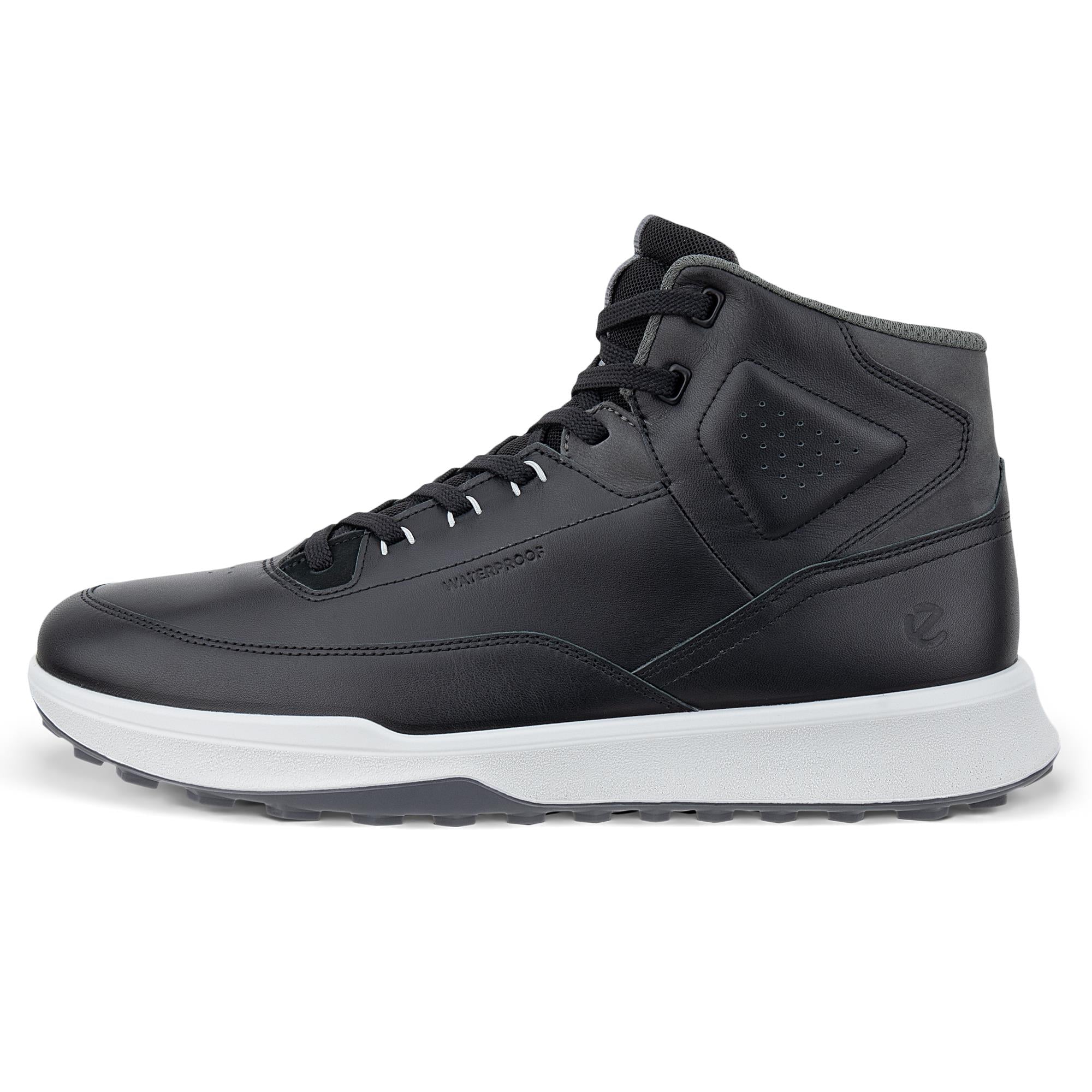 Ecco Street Vibe Hi-Top Mens Golf Boot Black/Magnet