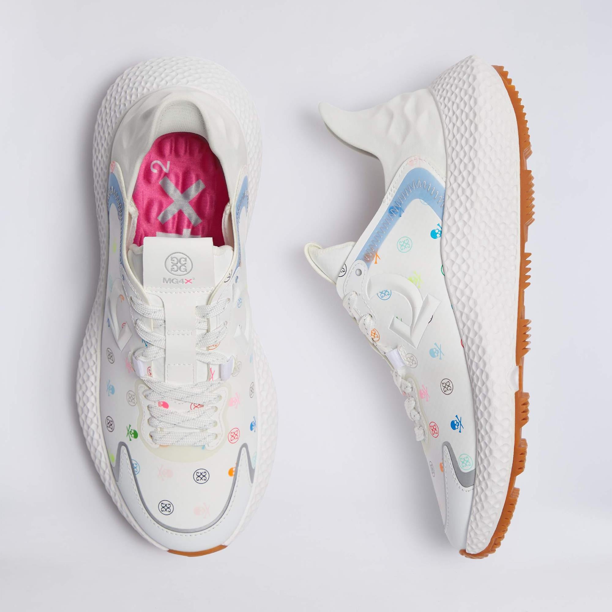 G/FORE MG4X2 Skull & Tees Hybrid Ladies Golf Shoe Snow/Multi