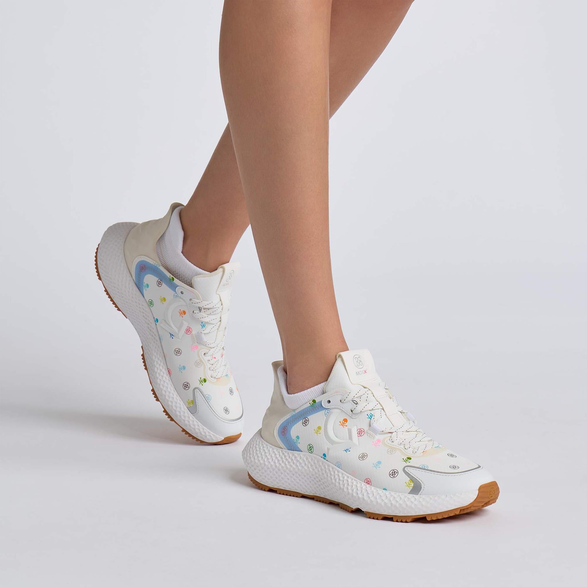 G/FORE MG4X2 Skull & Tees Hybrid Ladies Golf Shoe Snow/Multi