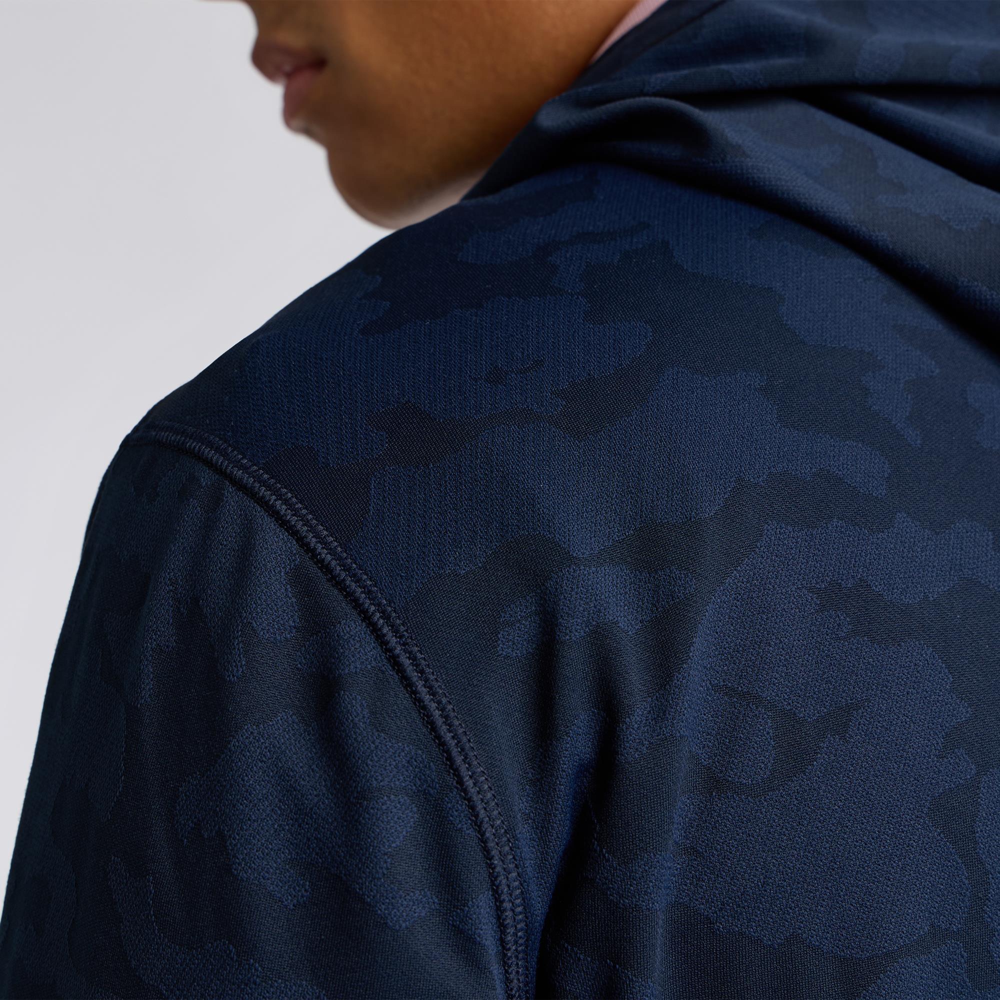 G/FORE Camo Jaquard Jersey Mens Golf Hoodie Twilight