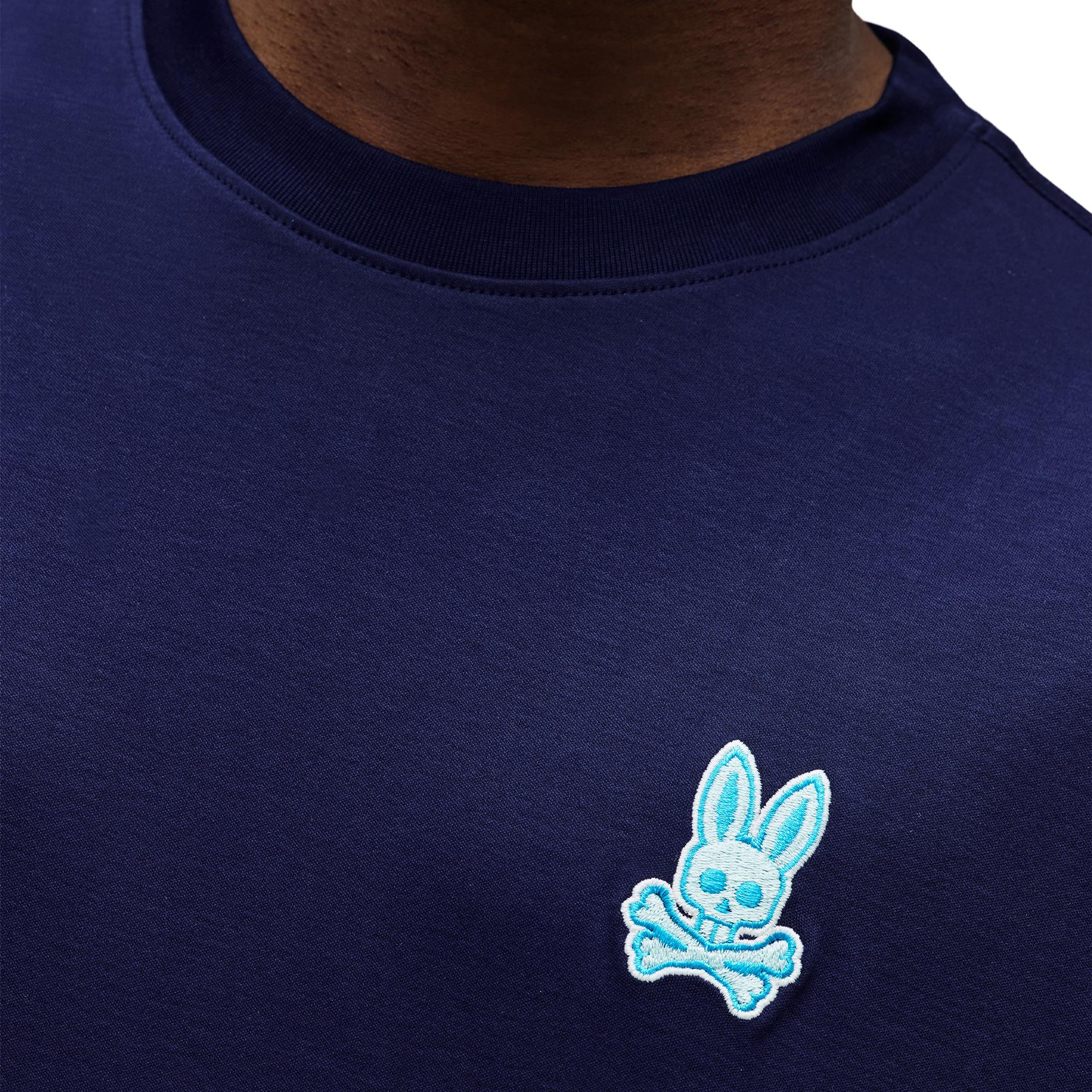 Psycho Bunny Ethan Relaxed Fit Mens Tee Evening Blue