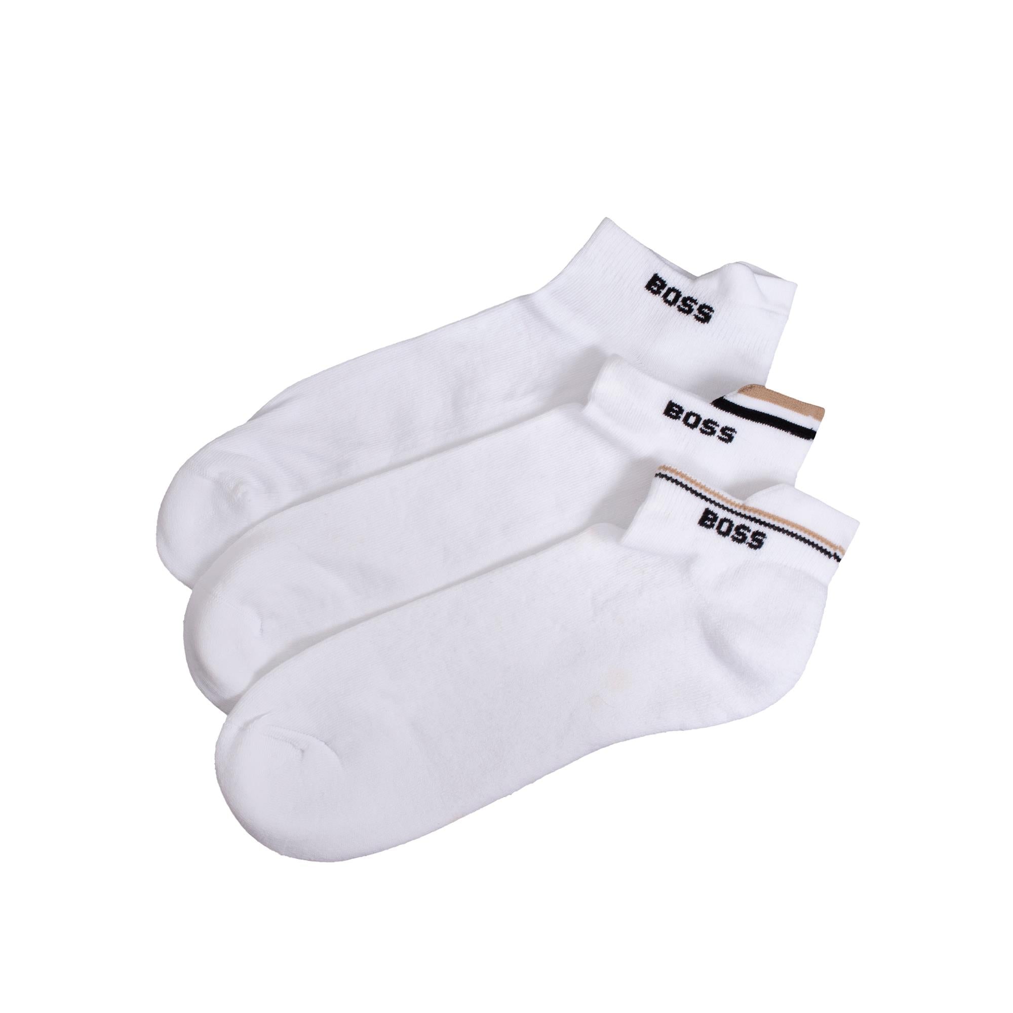 Boss 3P AS Iconic CC Mens Socks White