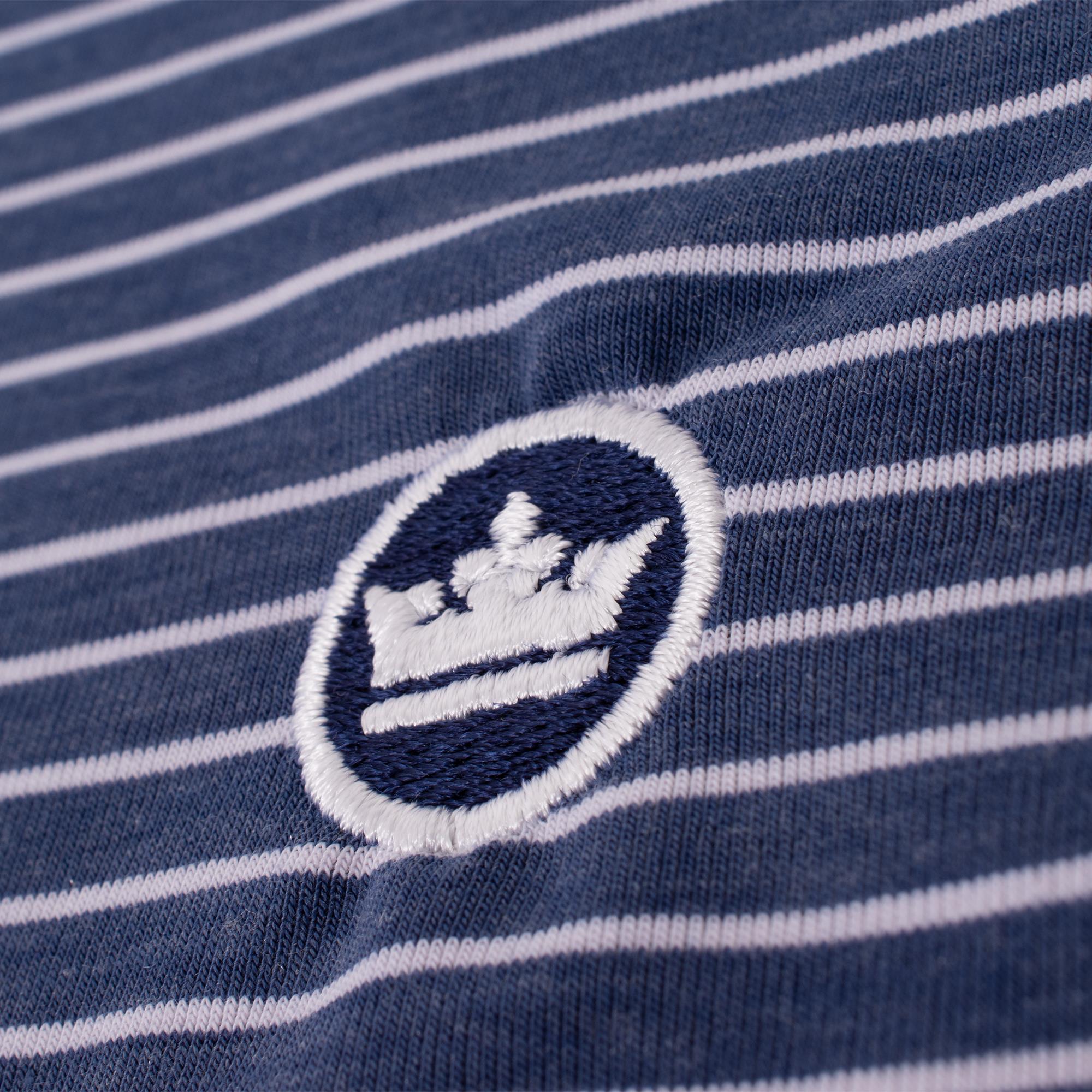 Peter Millar ETC Stripe Performance Jersey Mens Golf Polo Shirt Bali Blue