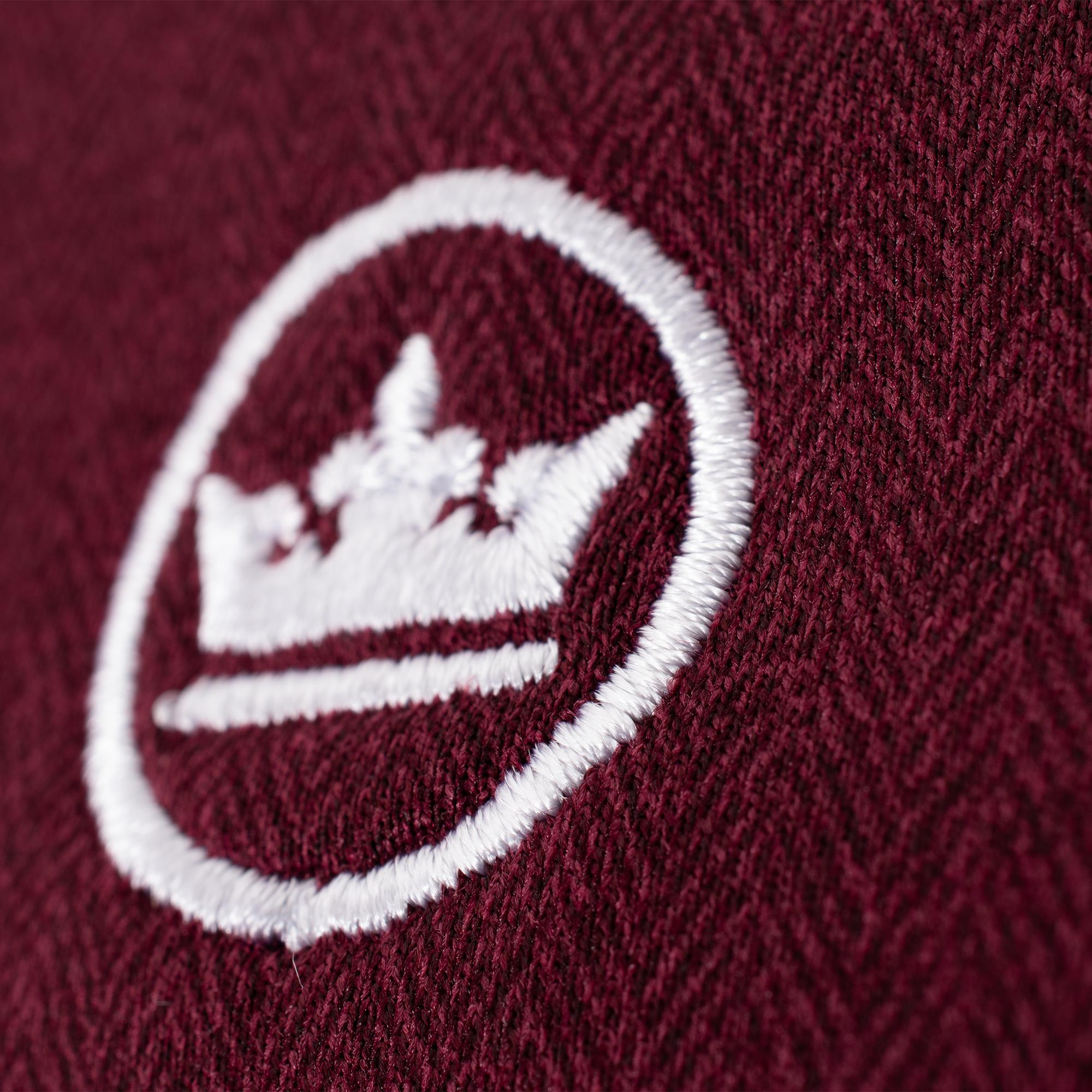 Peter Millar Perth Herringbone Performance Quarter Zip Mens Golf Mid Layer Bordeaux