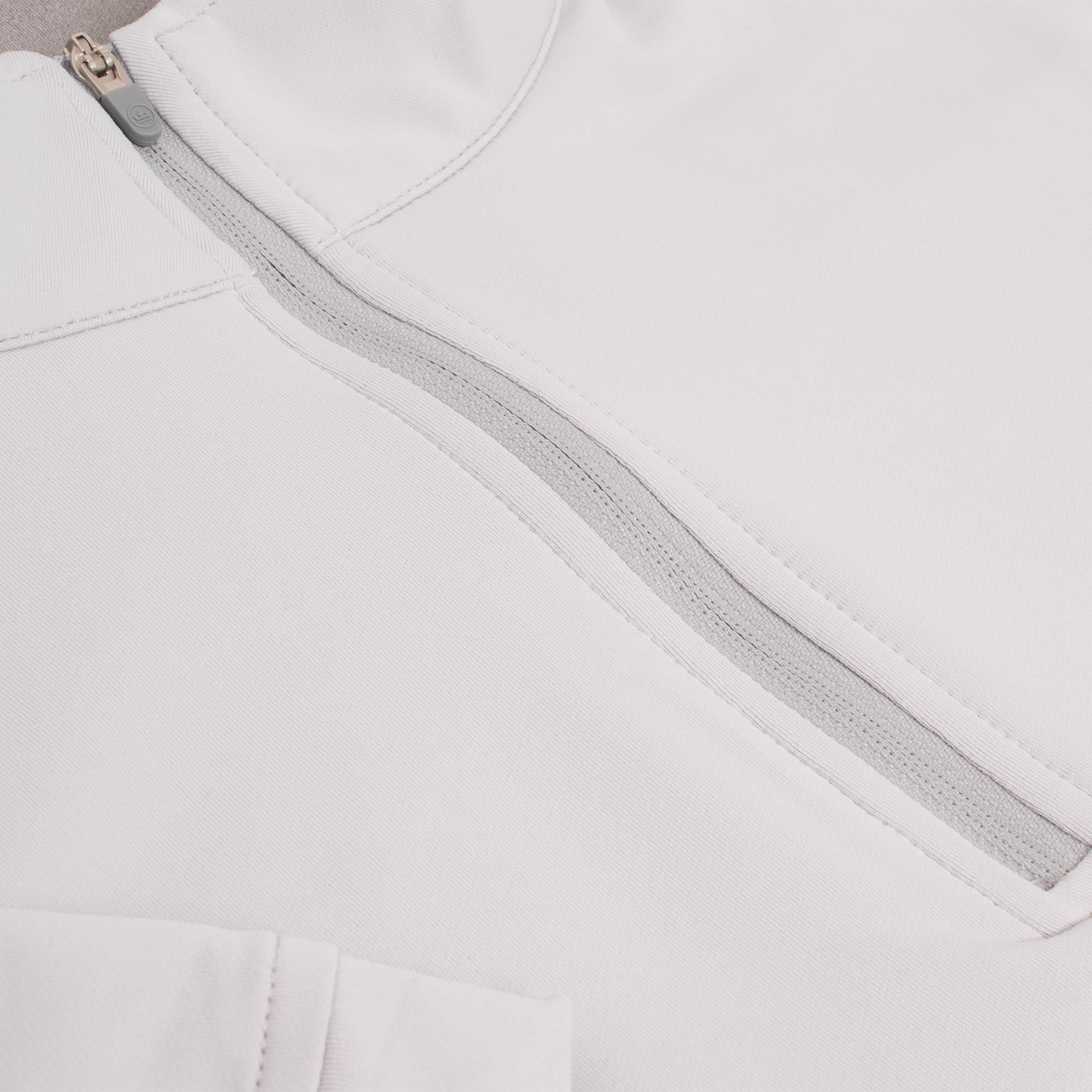 Peter Millar Perth Stretch 1/4 Zip Mid Layer British Grey