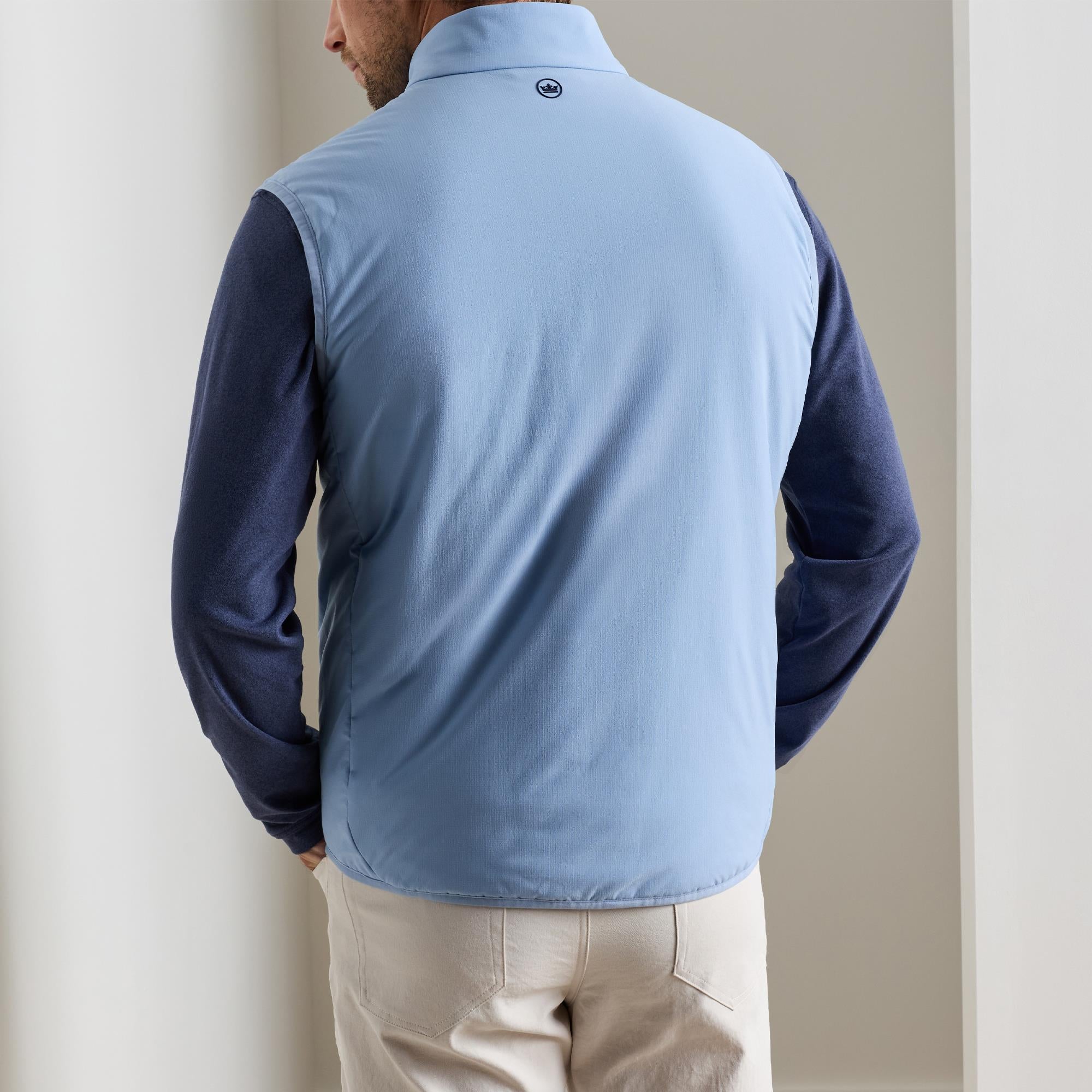 Peter Millar Ridge Lightweight Insulated Mens Golf Vest Lakeside