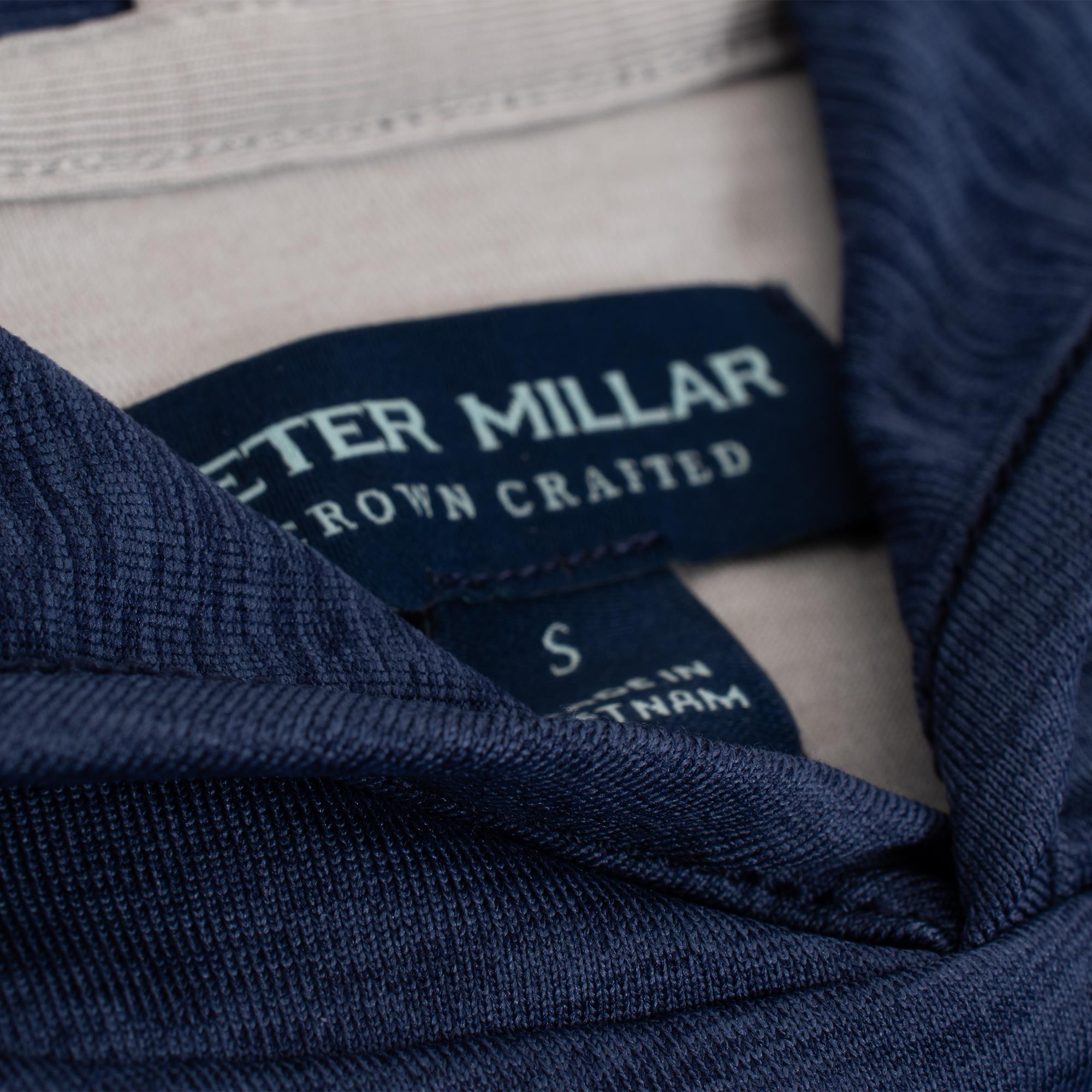Peter Millar Stealth Performance Mens Golf Hoodie Navy
