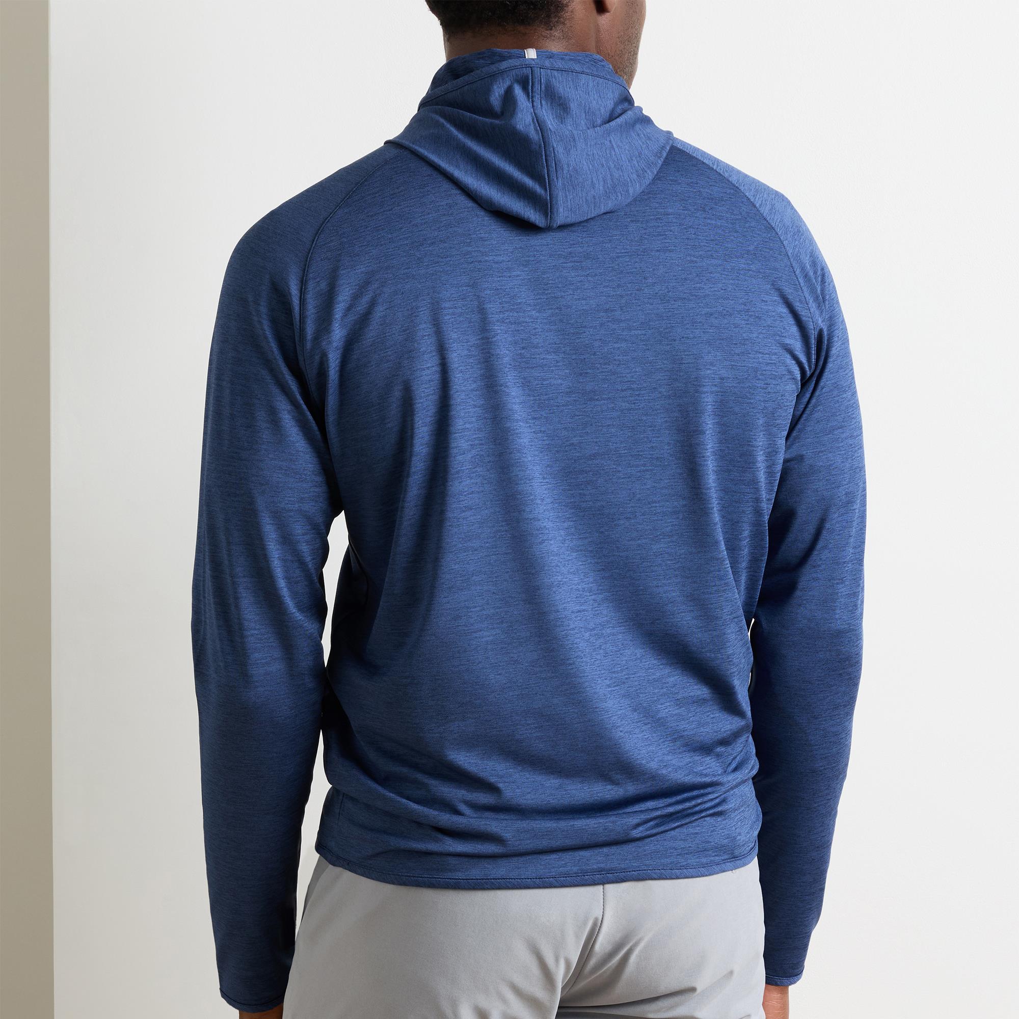Peter Millar Stealth Performance Mens Golf Hoodie Navy