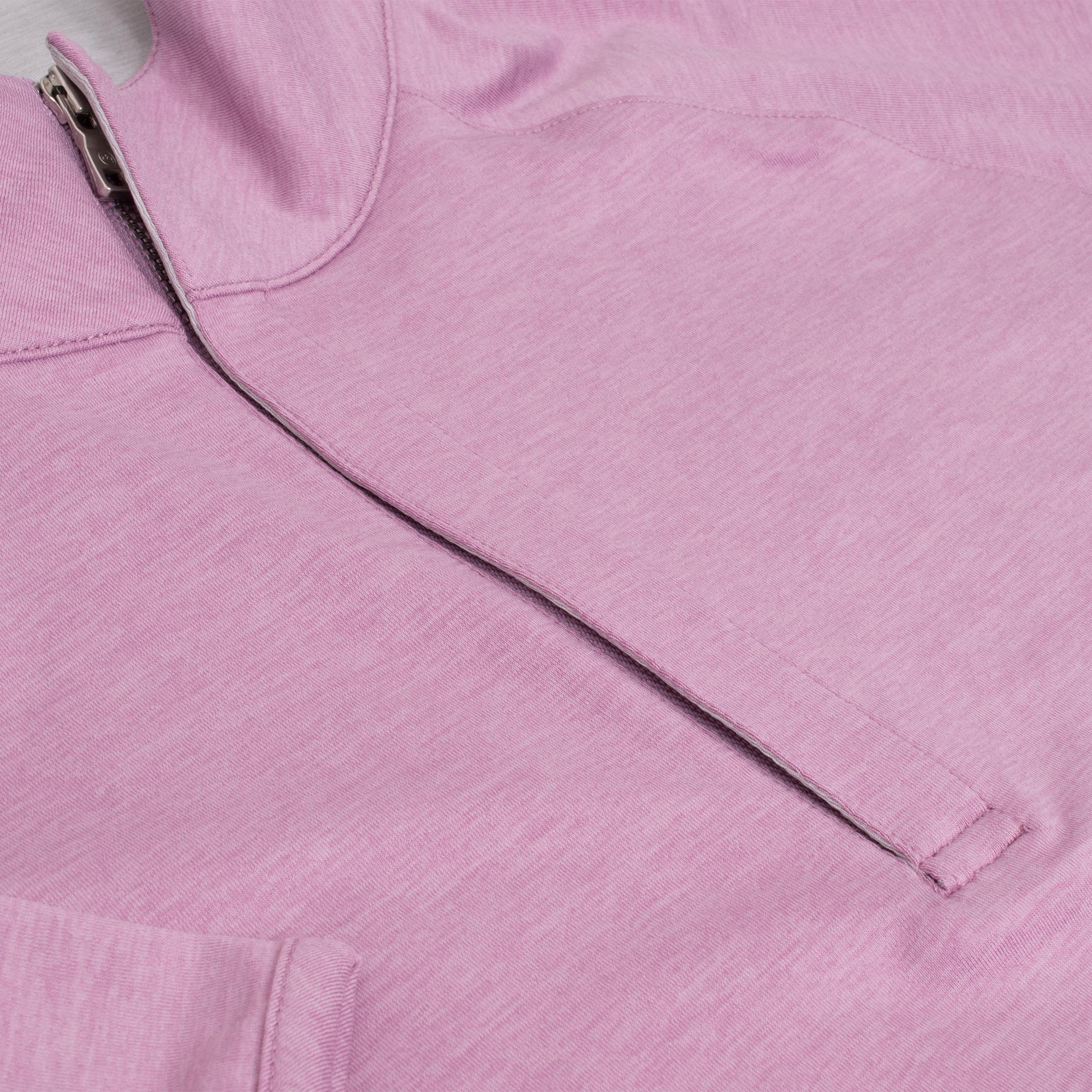 Peter Millar Stealth Performance Quarter Zip Mens Golf Mid Layer Soft Orchid