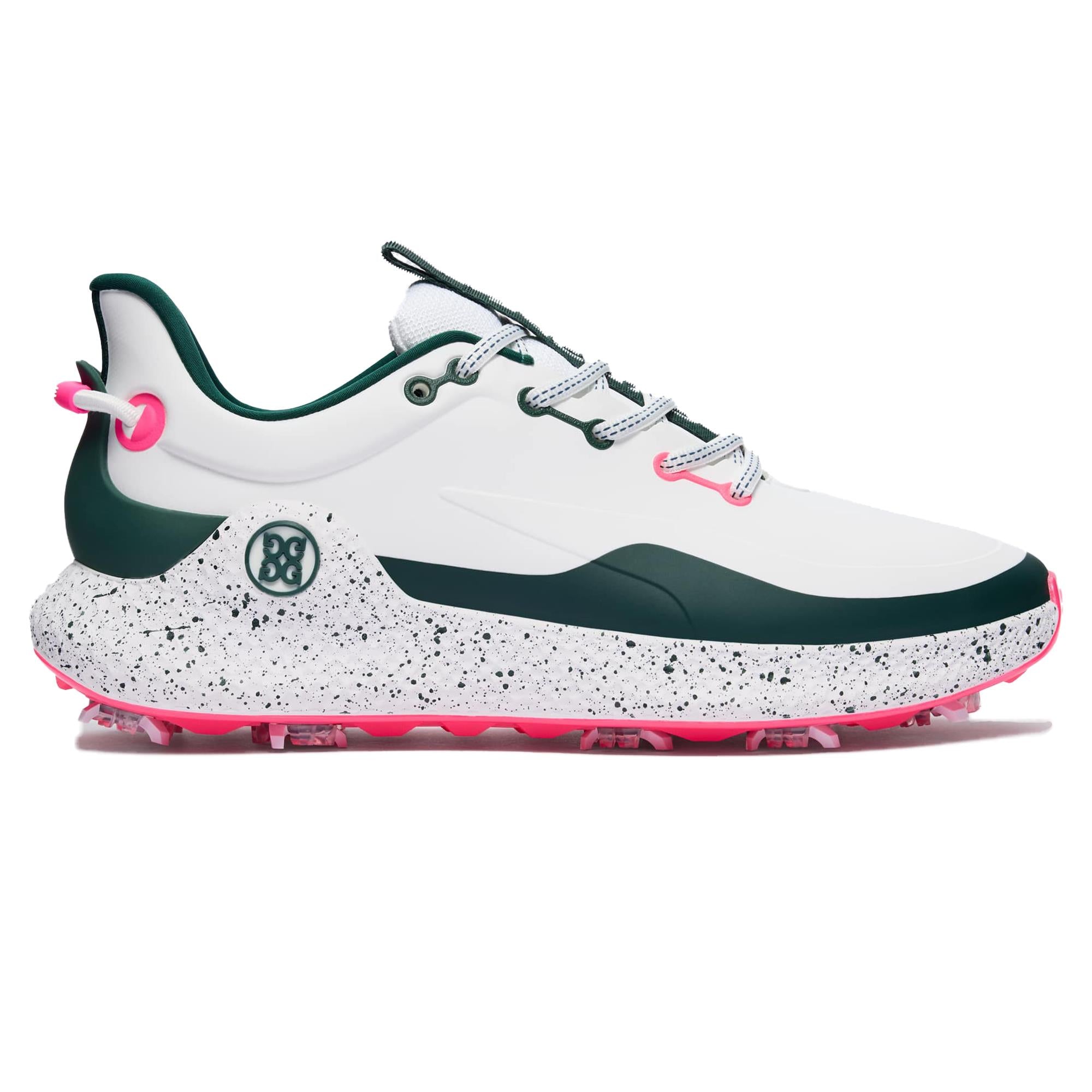 G/FORE MG4+ O2 G/Lock Perforated Mens Golf Shoes Pine/Knockout Pink