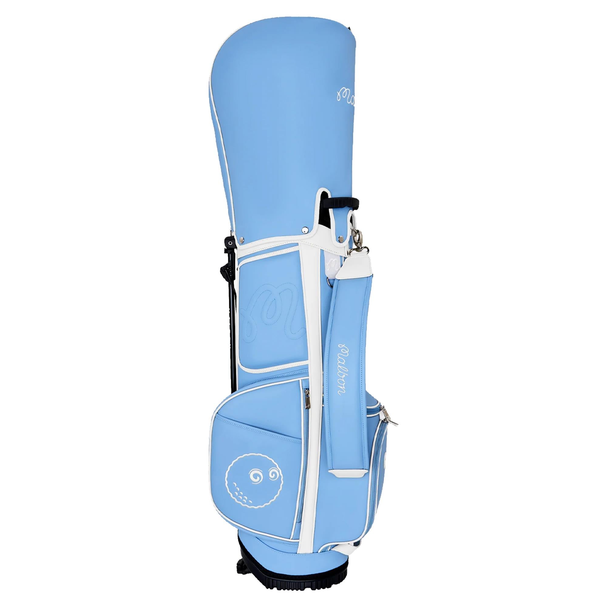 Malbon Icons Ladies Cart Golf Bag Light Blue