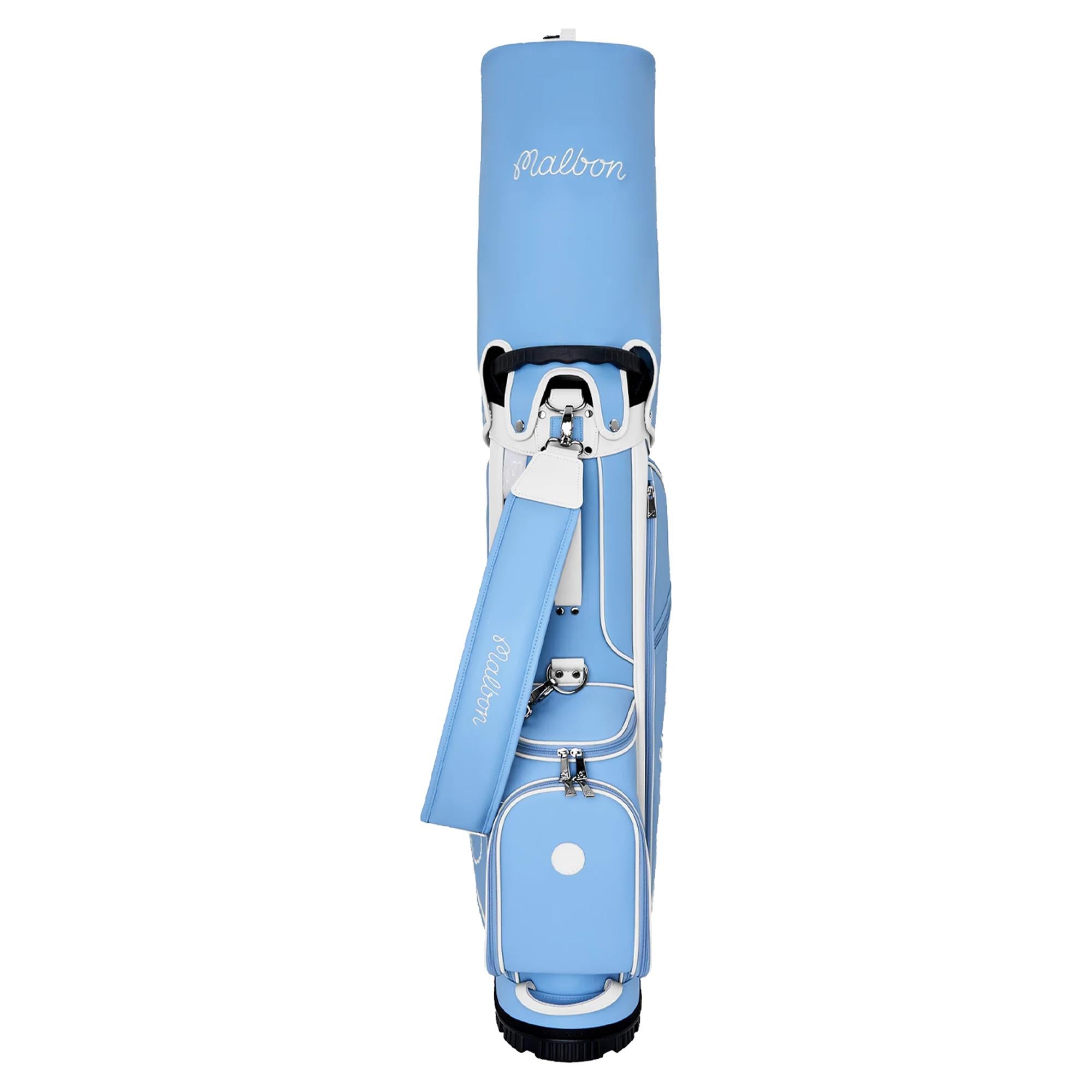 Malbon Icons Ladies Cart Golf Bag Light Blue