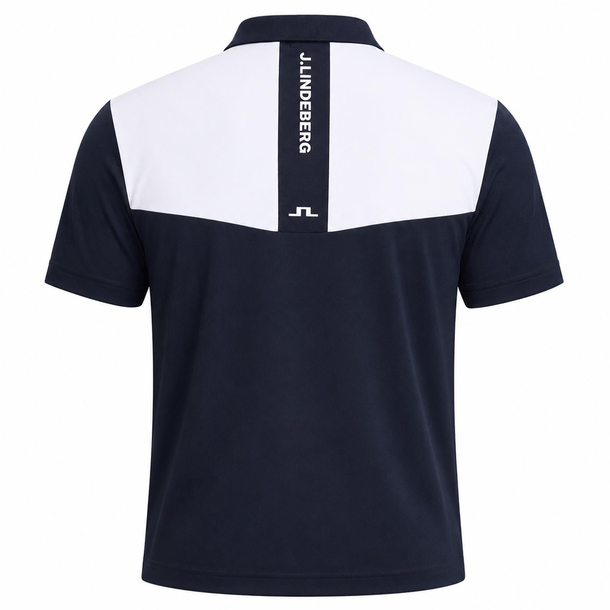 J Lindeberg Calex Mens Golf Polo Shirt Navy