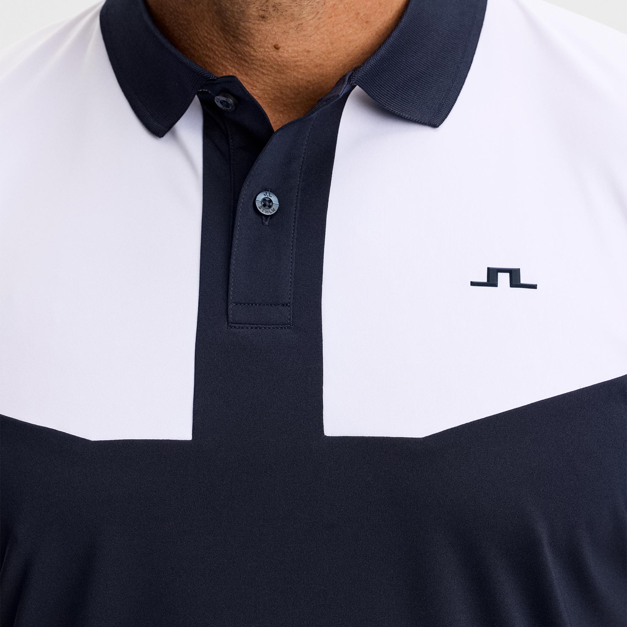 J Lindeberg Calex Mens Golf Polo Shirt Navy