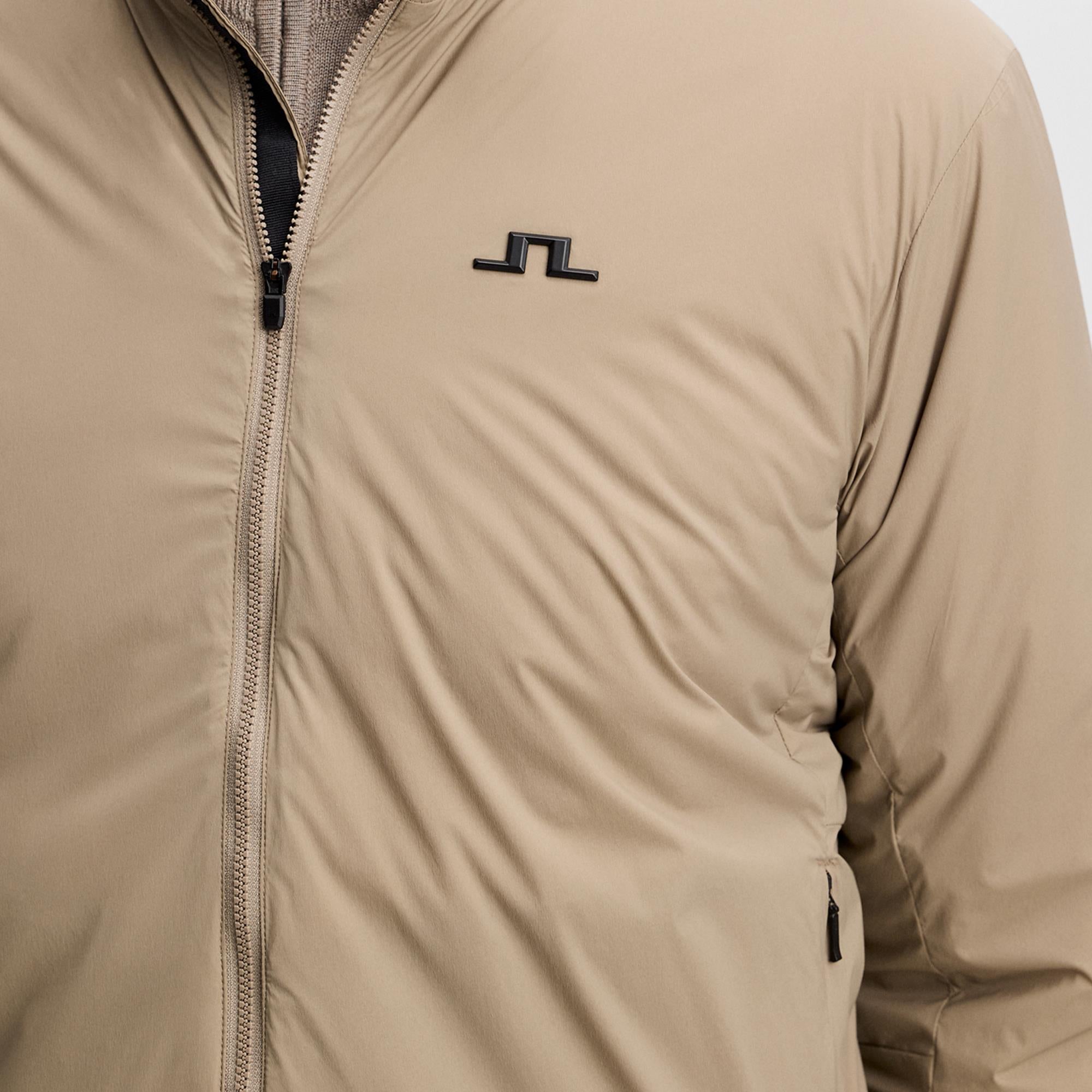 J Lindeberg Clinton Padded Mens Golf Jacket Brindle