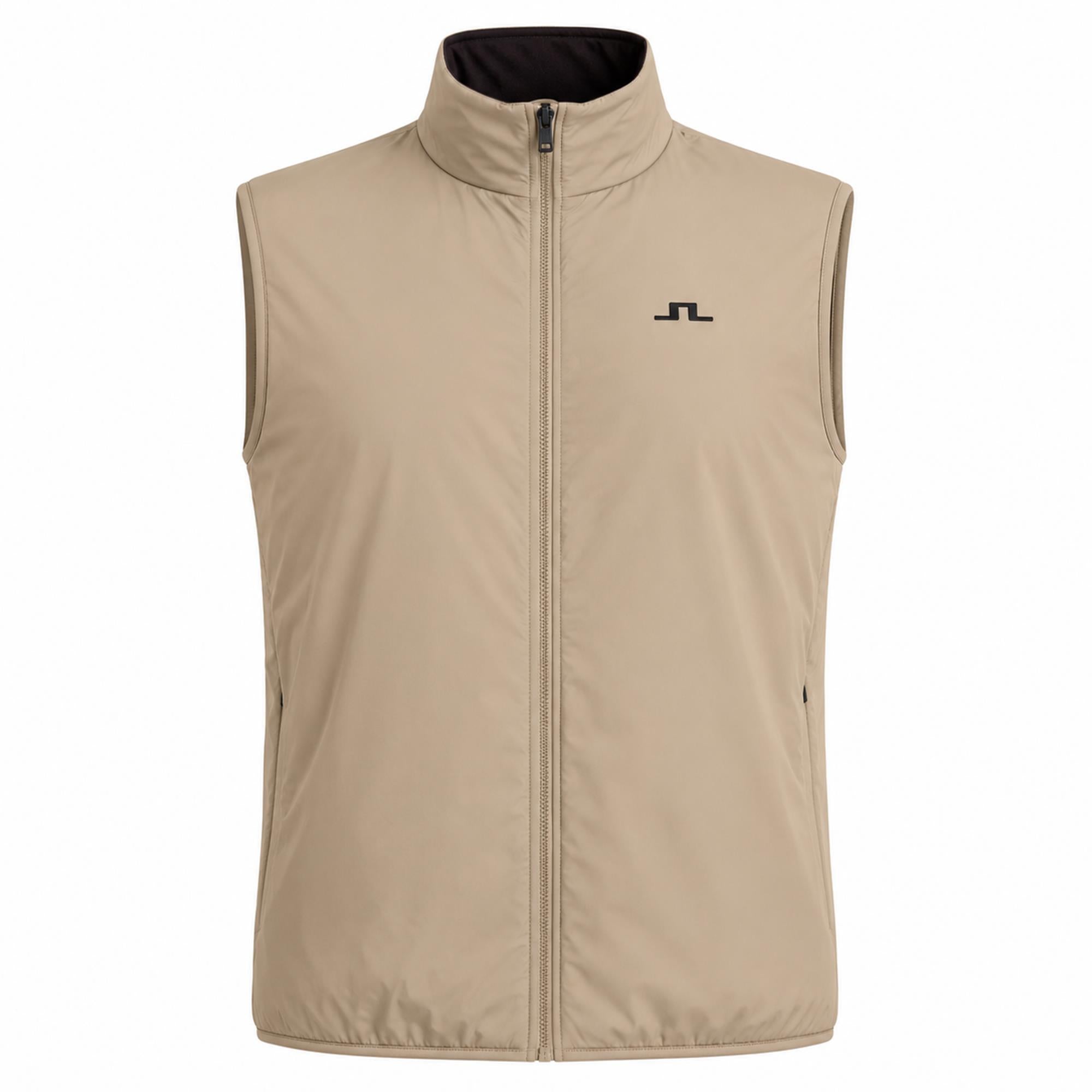 J Lindeberg Clinton Padded Mens Golf Vest Brindle