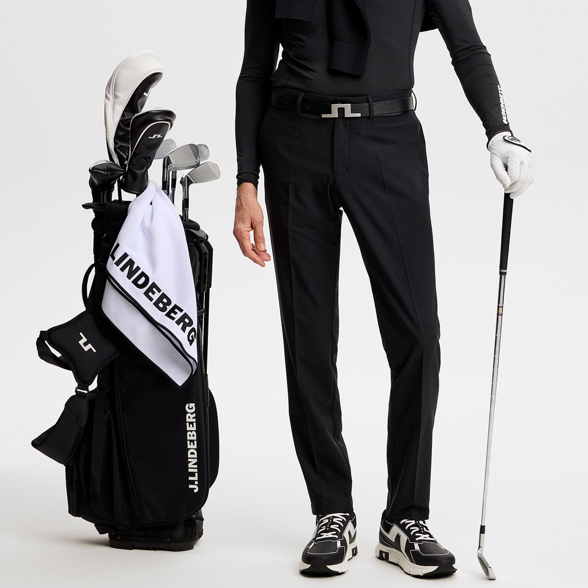 J Lindeberg Elof Mens Golf Pants Black