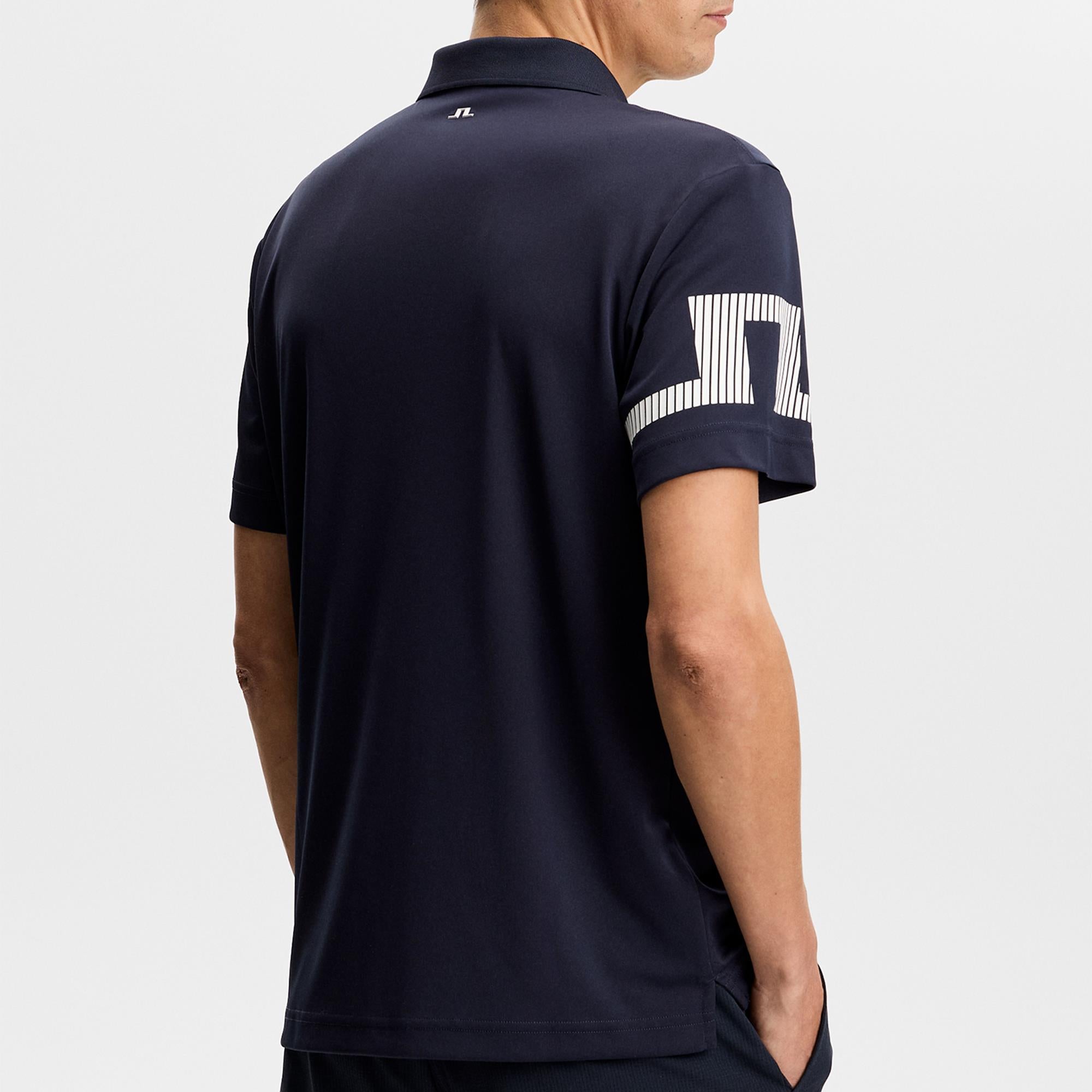 J Lindeberg Heath Mens Golf Polo Shirt Navy-M