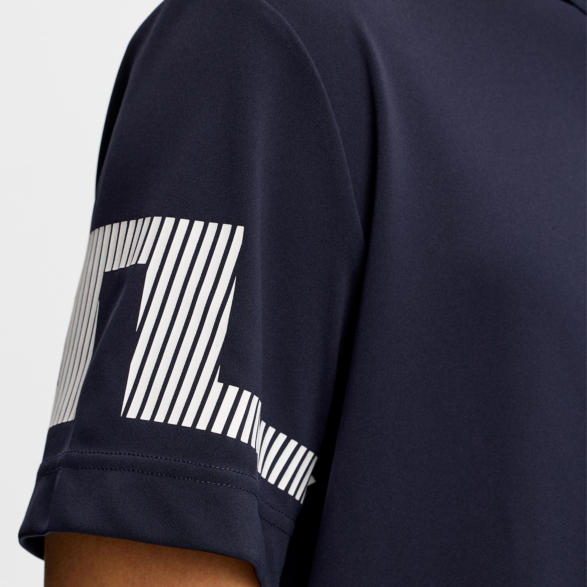 J Lindeberg Heath Mens Golf Polo Shirt Navy-M