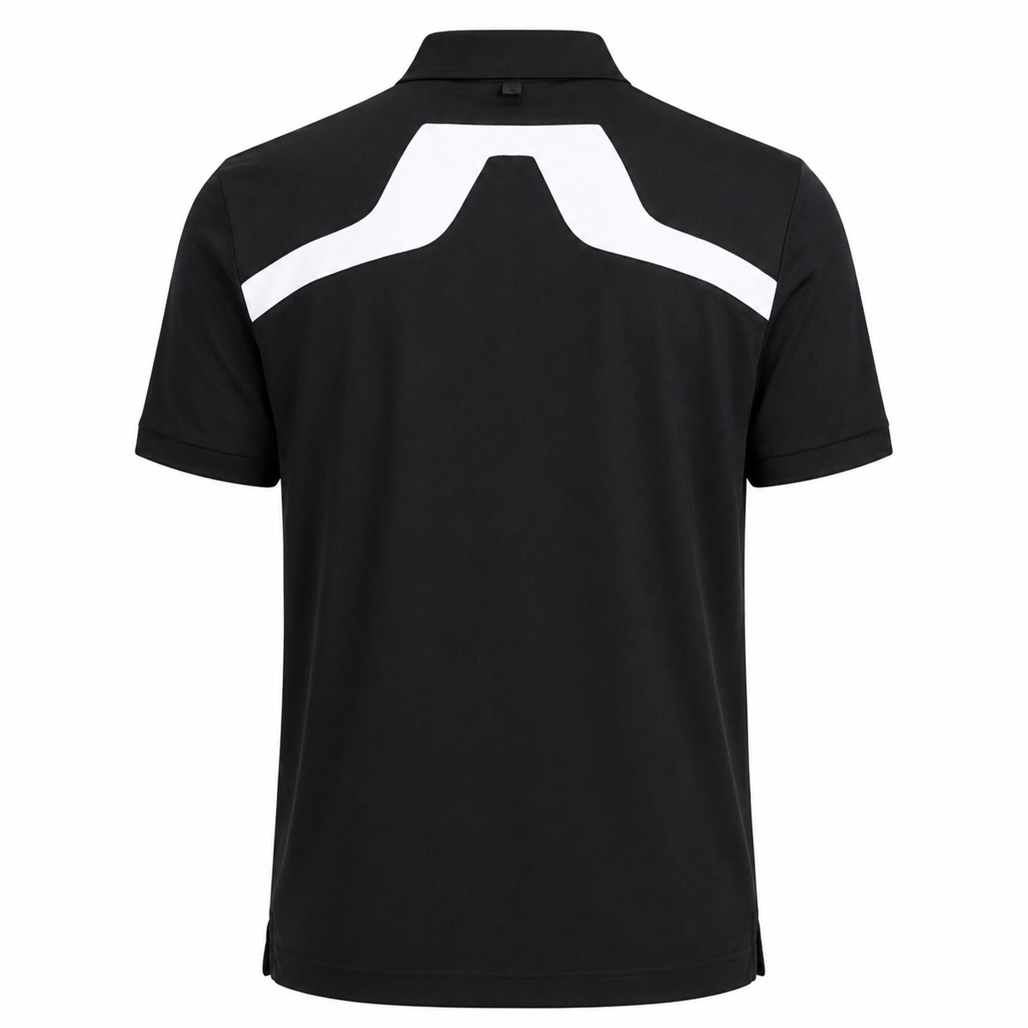 J Lindeberg KV Mens Golf Polo Shirt Black