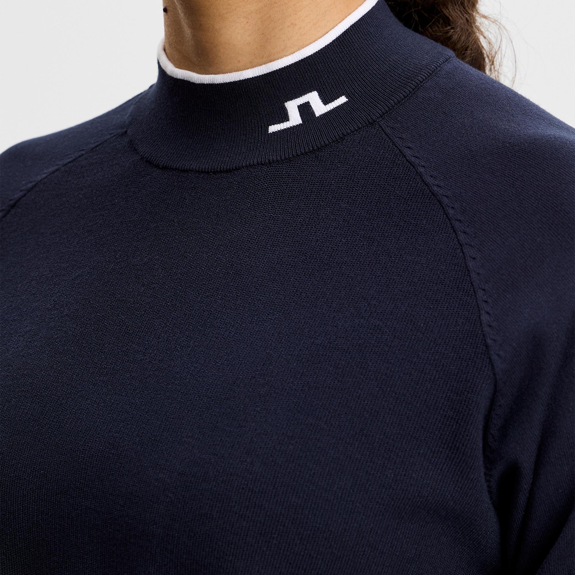 J Lindeberg Zoe Knitted Ladies Golf Sweater Navy