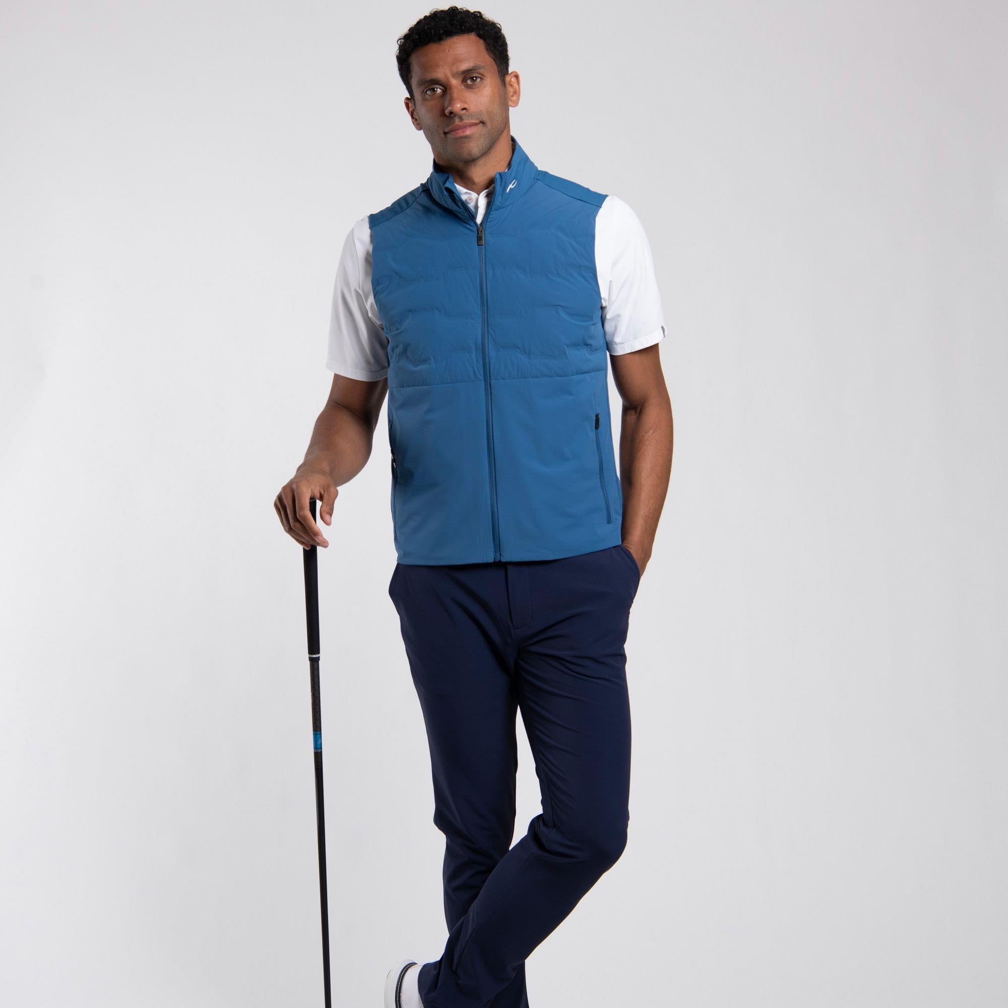 KJUS Regulator Mens Golf Vest Maritime