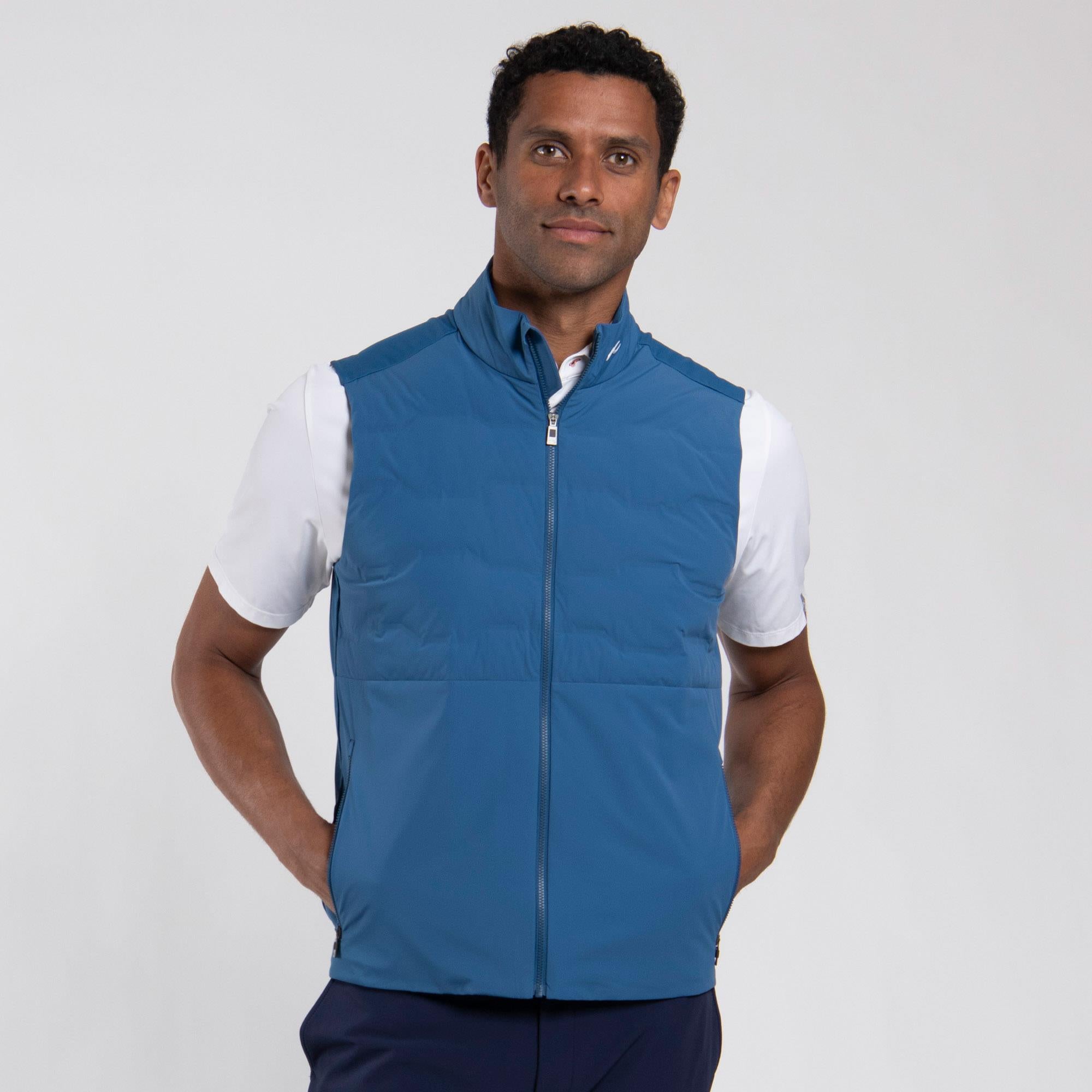 KJUS Regulator Mens Golf Vest Maritime
