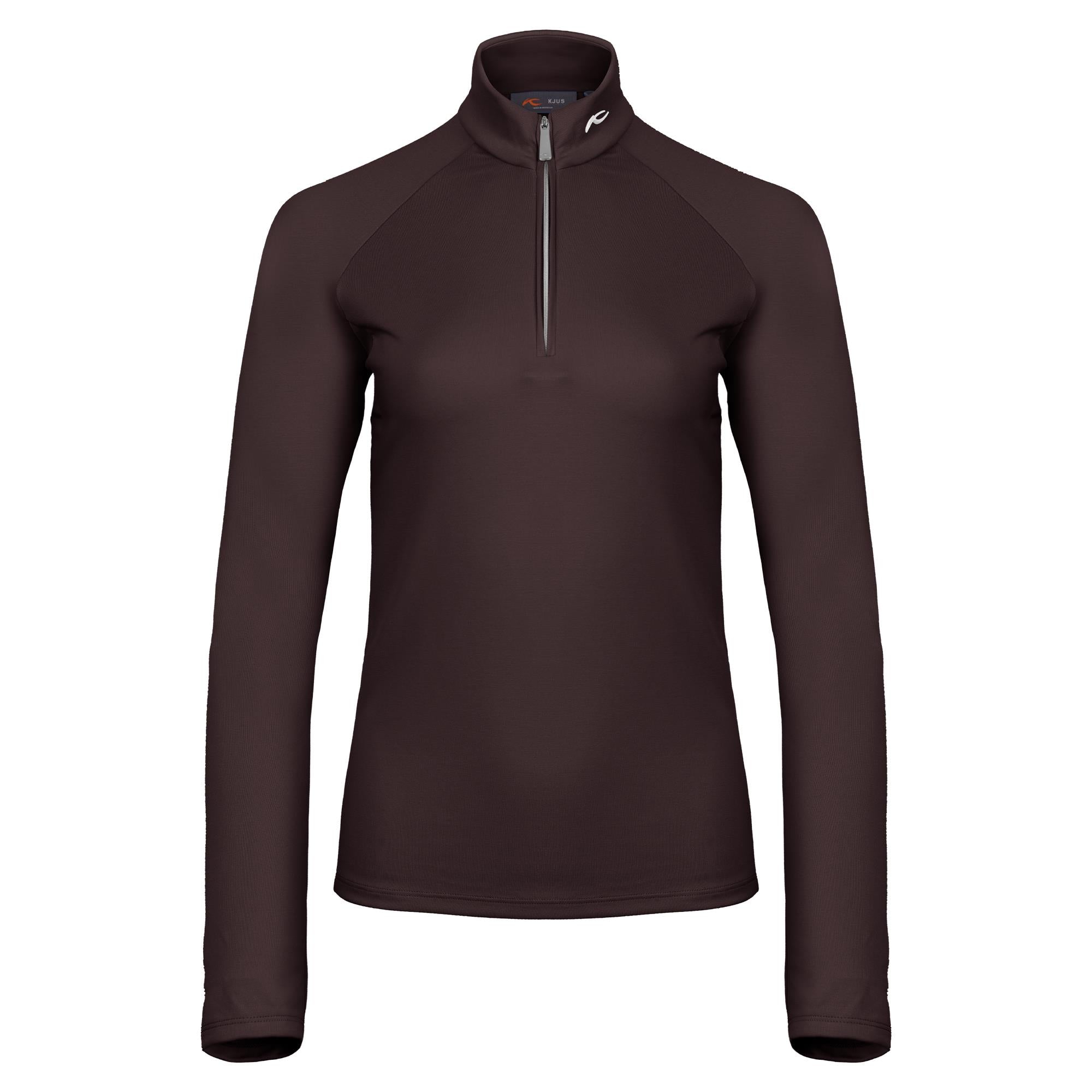 KJUS Berit Half Zip Ladies Golf Mid Layer Espresso