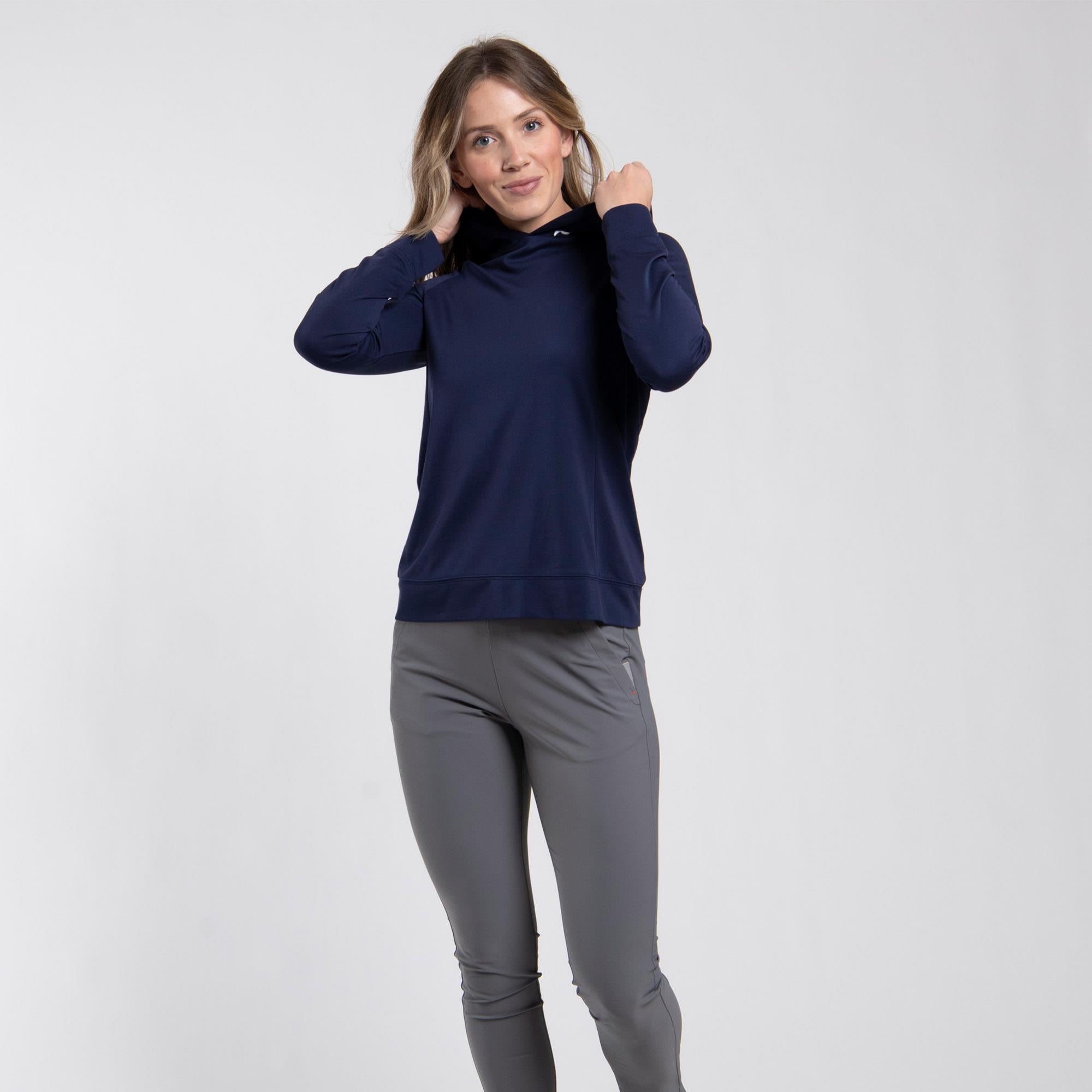 KJUS Berit Ladies Soft Hoodie Atlanta Blue