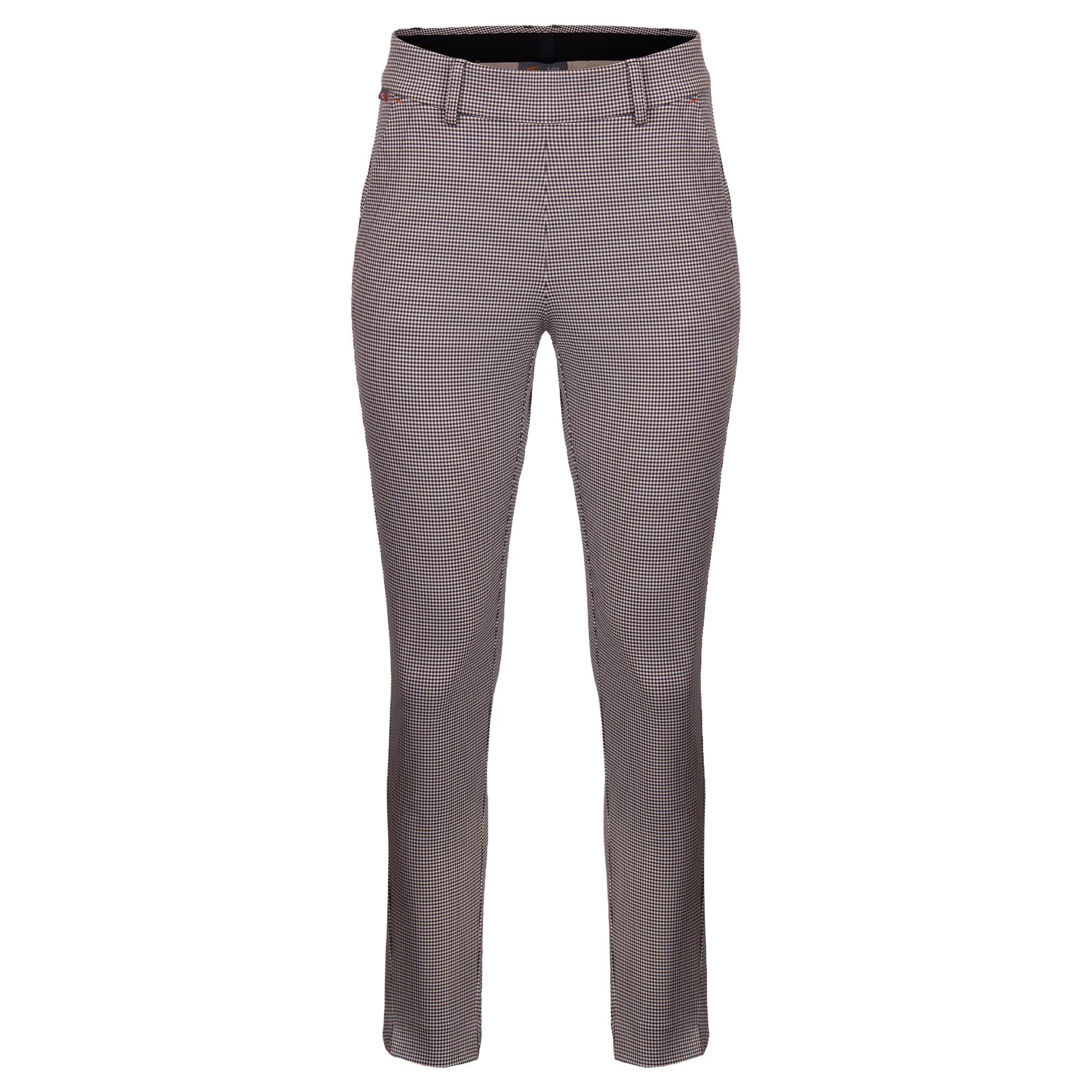 KJUS Ikala 7/8 Ladies Treggings Micro Gingham Espresso/Alabaster
