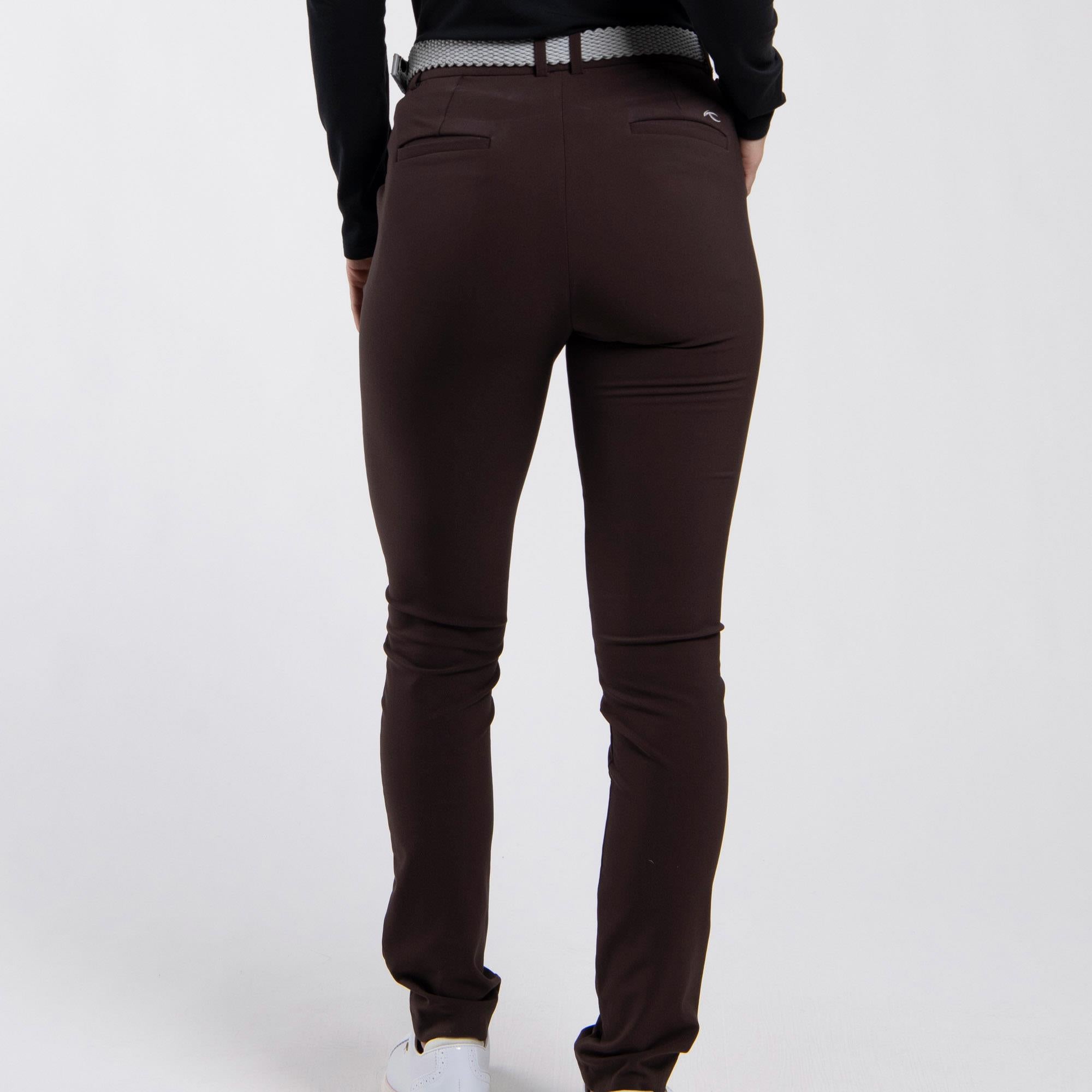 KJUS Warm Brushed Ladies Golf Treggings Espresso