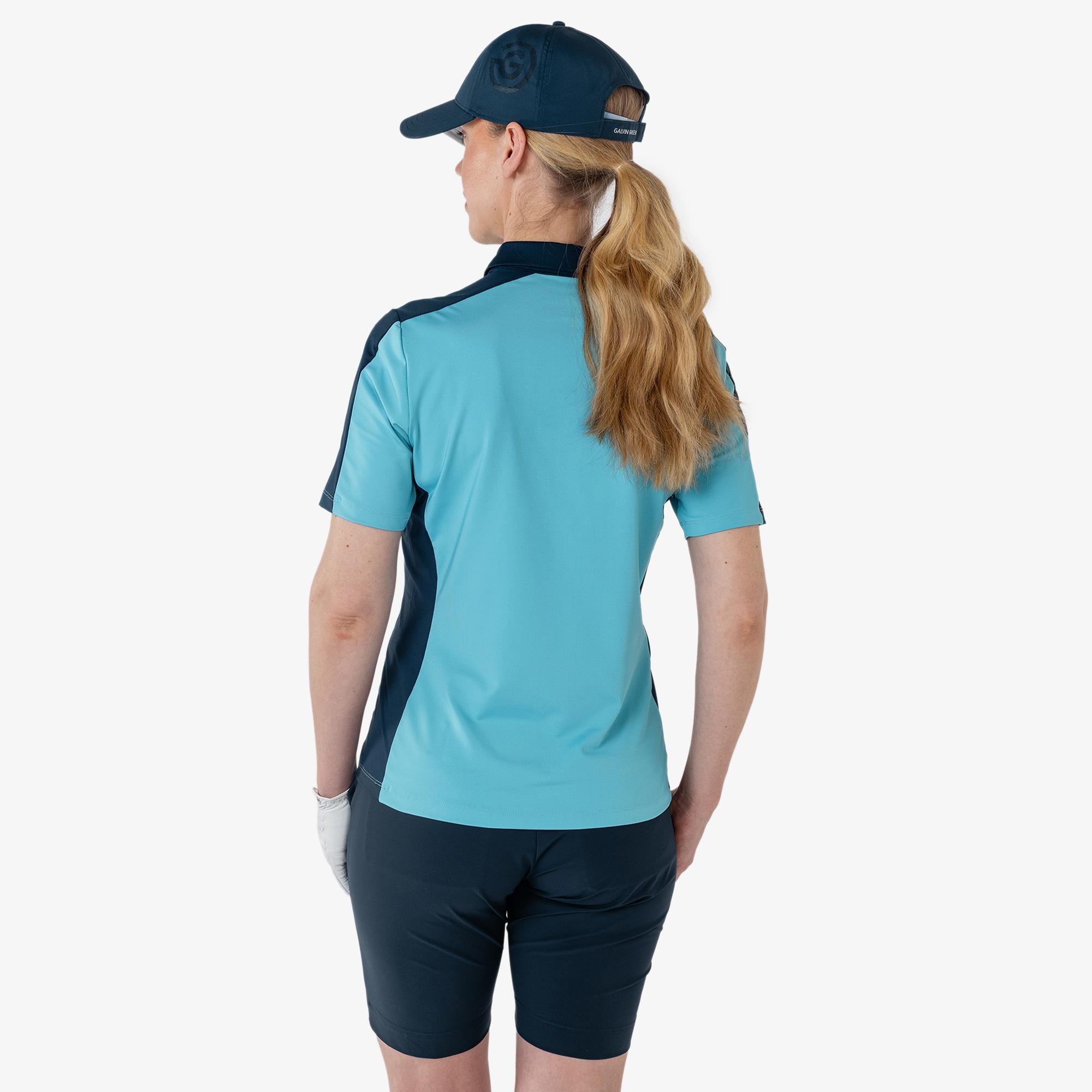 Galvin Green Mona Ventil8+ Ladies Golf Polo Shirt Delphinium Blue