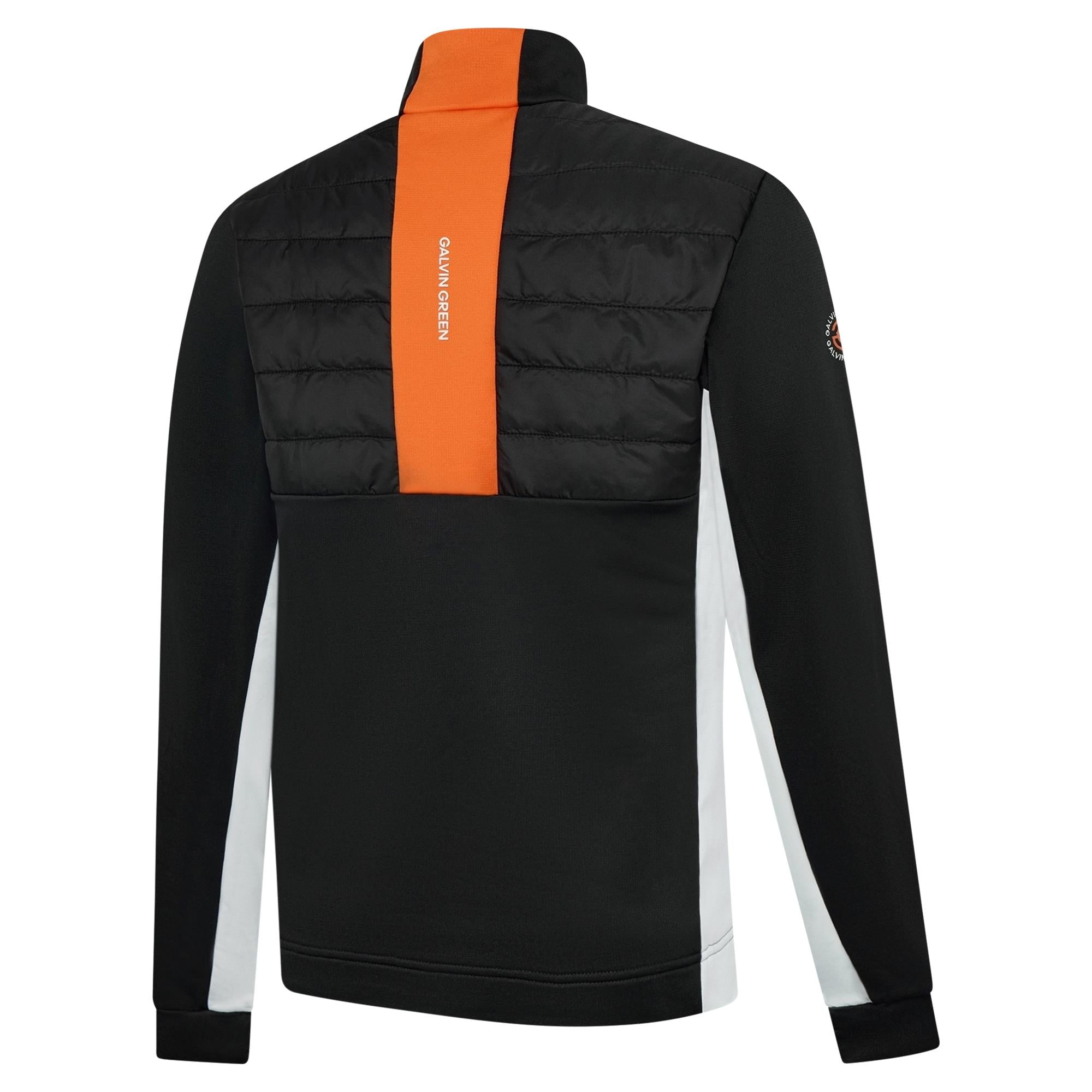 Galvin Green Dalton Insula Mens Golf Mid Layer Black/White/Orange