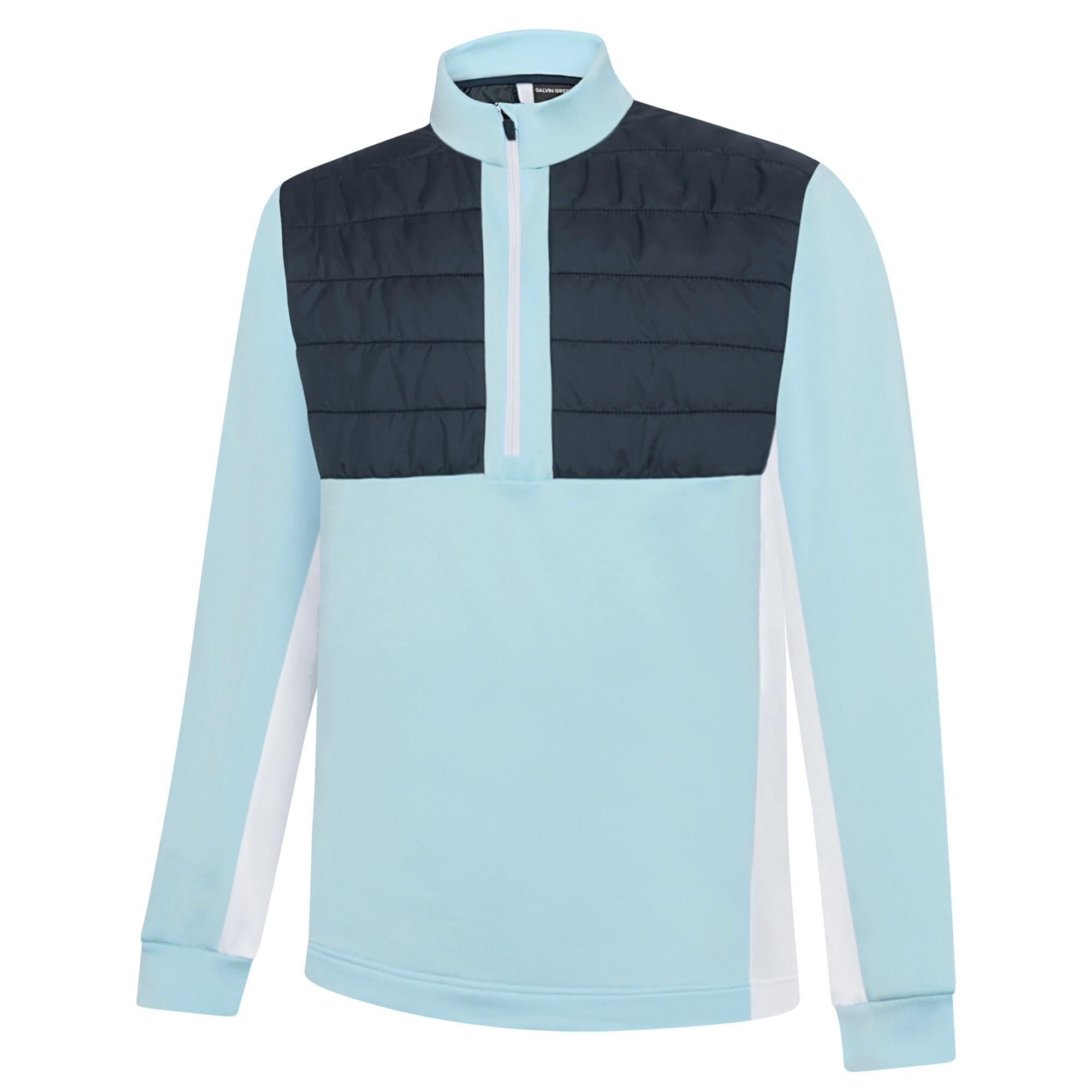 Galvin Green Dalton Insula Mens Golf Mid Layer Crystal Blue/Navy