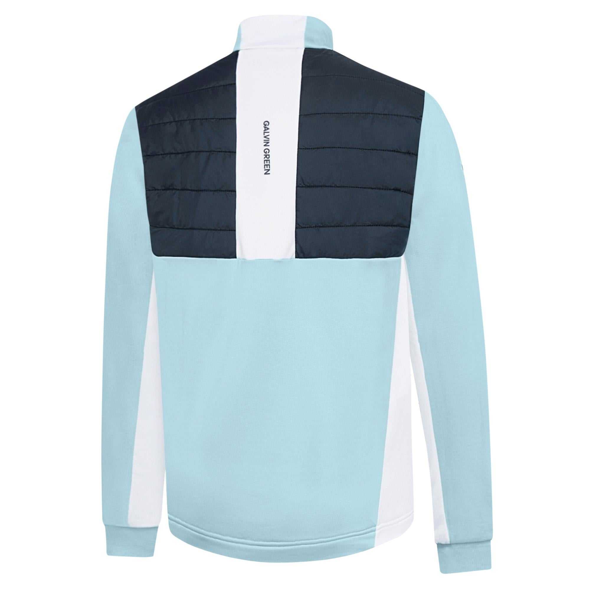 Galvin Green Dalton Insula Mens Golf Mid Layer Crystal Blue/Navy