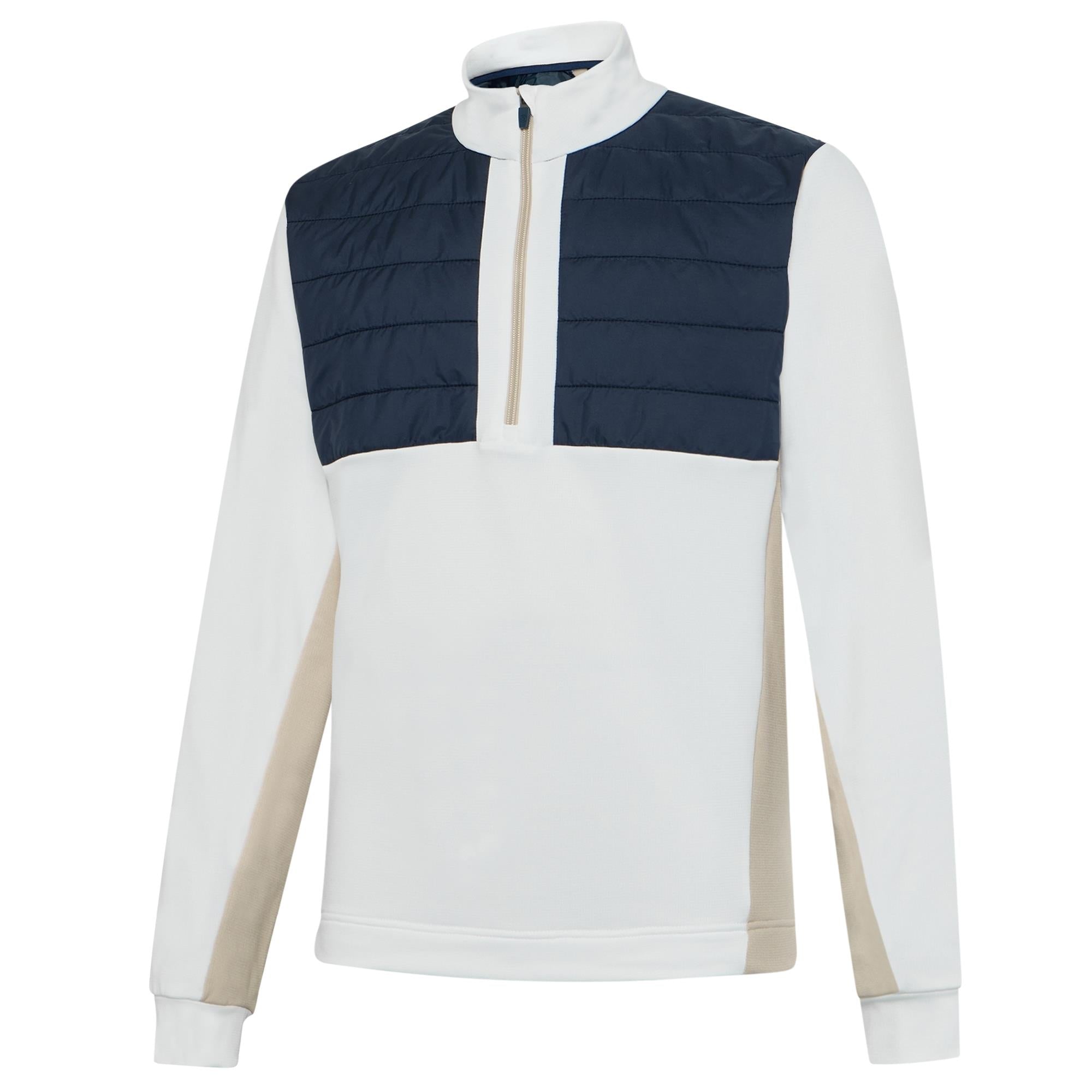 Galvin Green Dalton Insula Mens Golf Mid Layer Sand/Navy/White