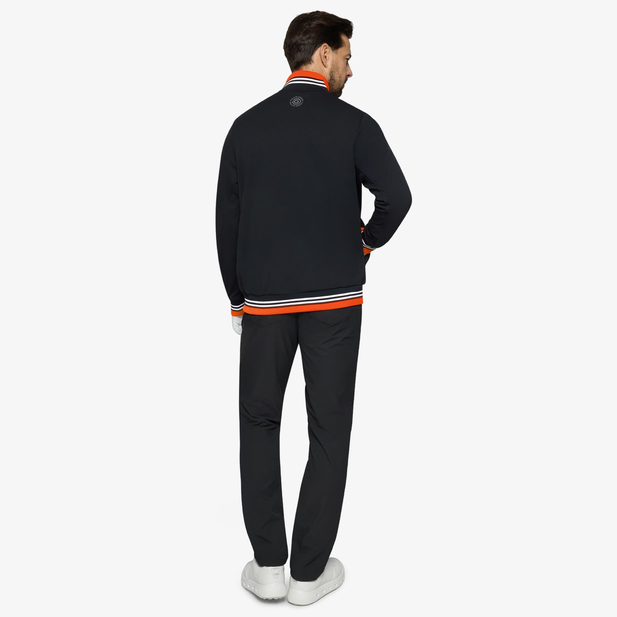 Galvin Green Daniel Insula Mens Golf Mid Layer Black/White/Orange