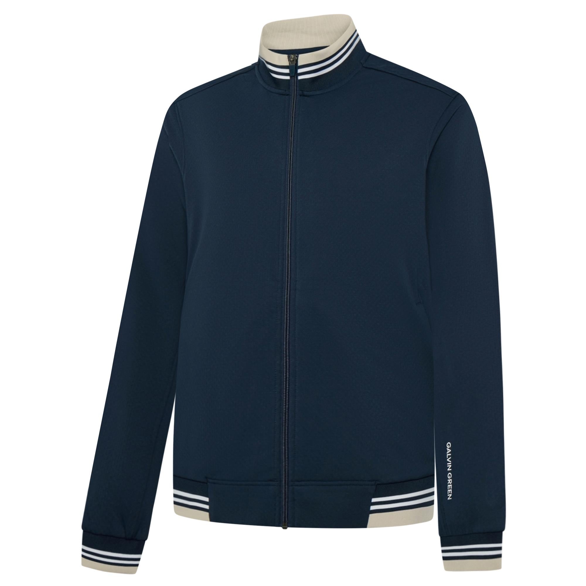 Galvin Green Daniel Insula Mens Golf Mid Layer Sand/Navy/White