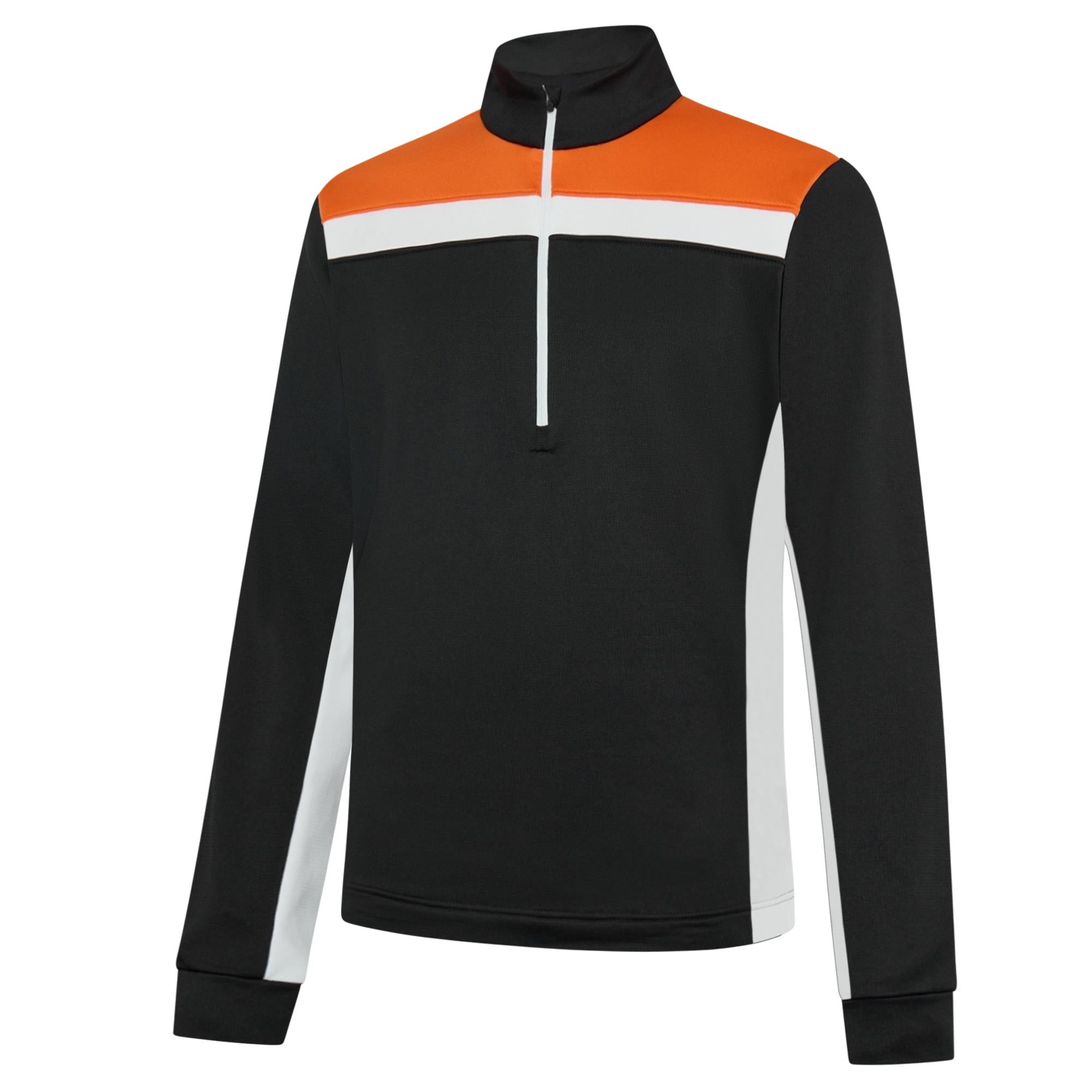 Galvin Green Dean Insula Mens Golf Mid Layer Black/White/Orange
