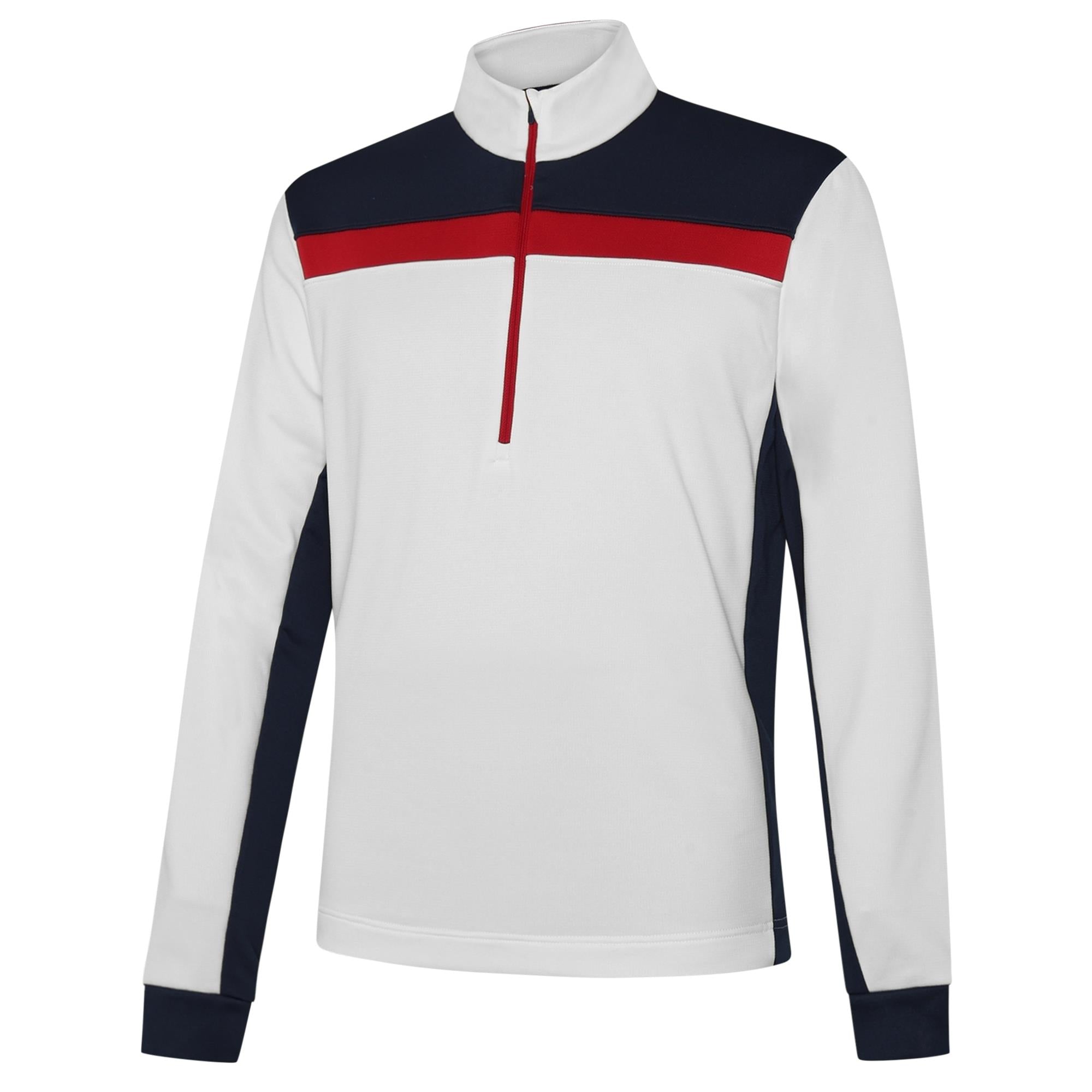 Galvin Green Dean Insula Mens Golf Mid Layer White/Navy/Red