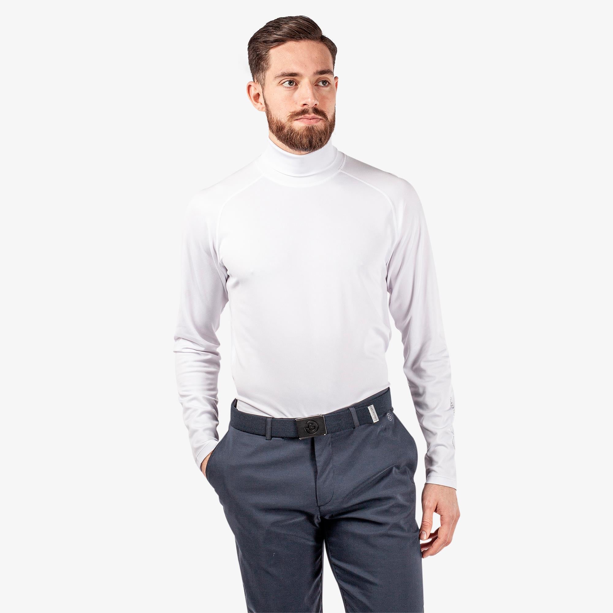 Galvin Green Edwin Mens Thermal Golf Base Layer White