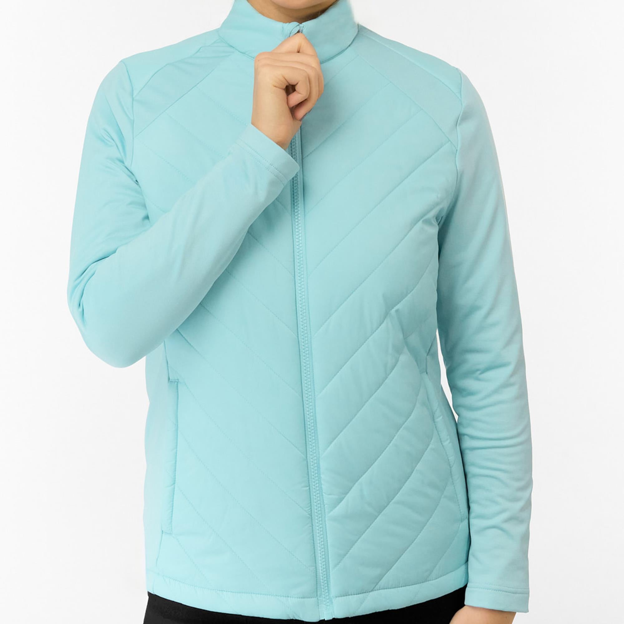 Pure Golf Jessica Ladies Hybrid Golf Jacket Retro Blue