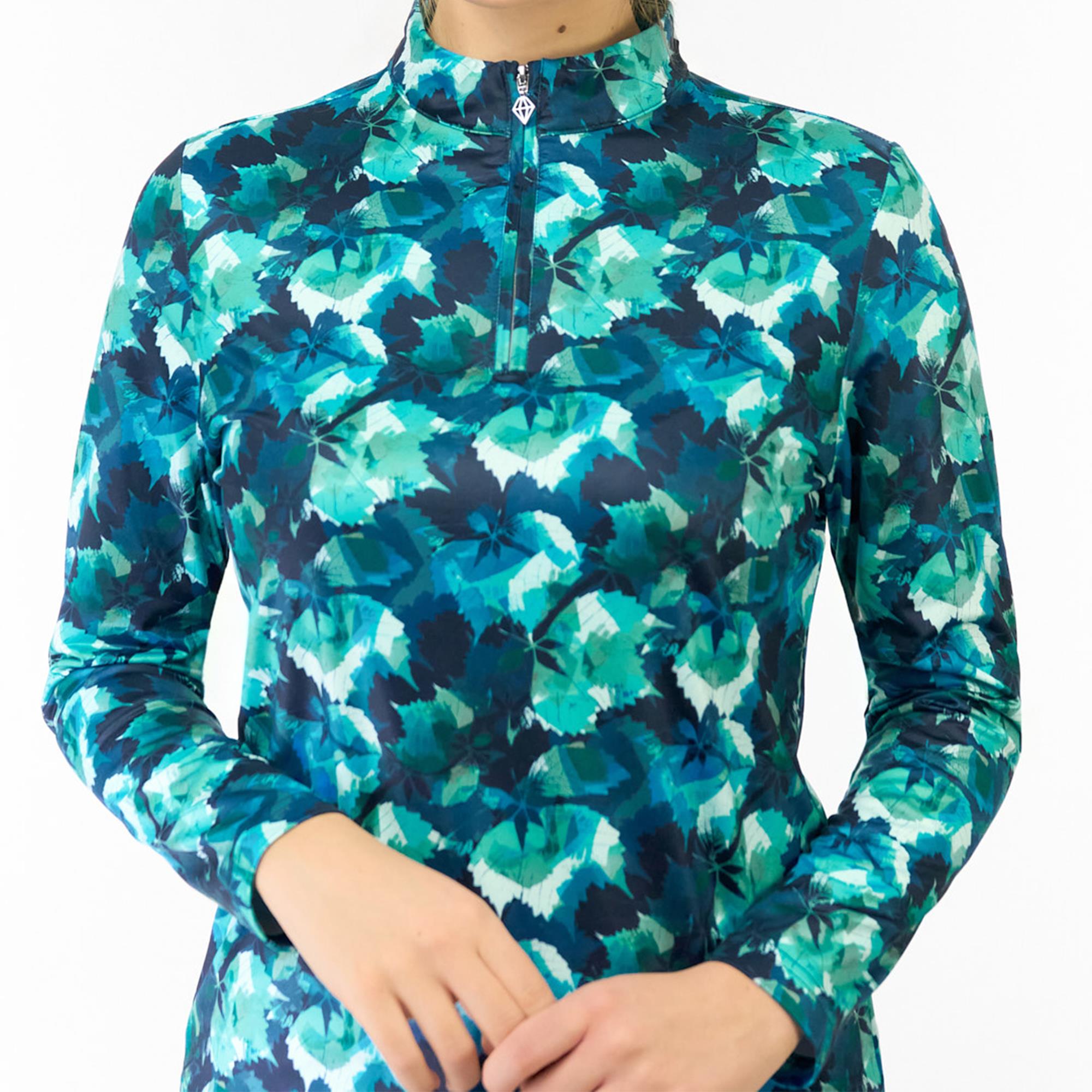Pure Golf Arusha Ladies Golf Mid Layer Leaf Lagoon