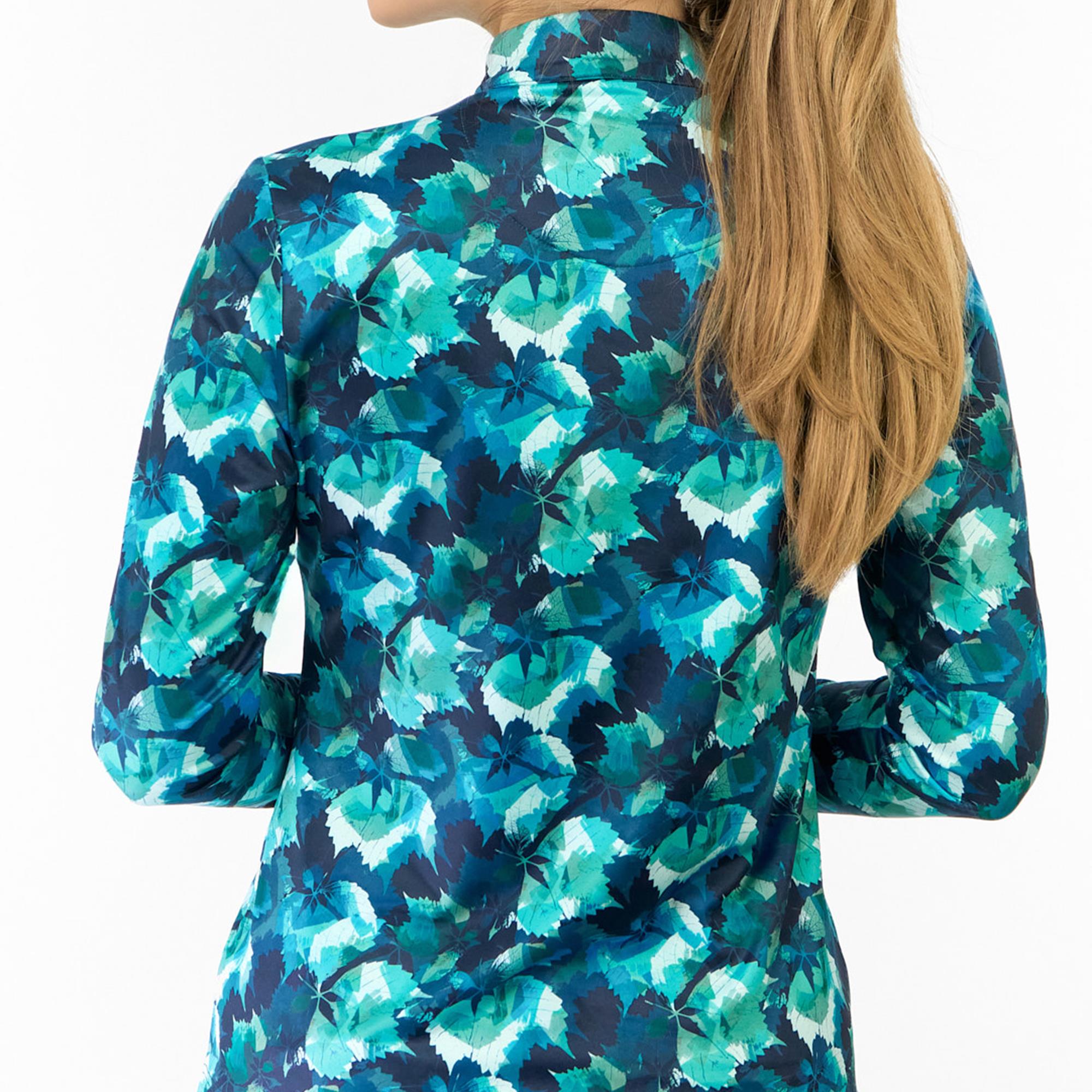 Pure Golf Arusha Ladies Golf Mid Layer Leaf Lagoon