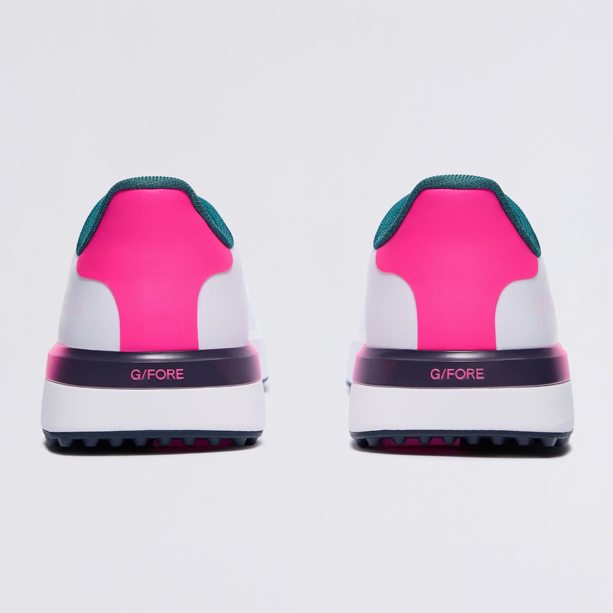 G/FORE G.112 Love G Kiltie Ladies Golf Shoes Snow/Knockout Pink